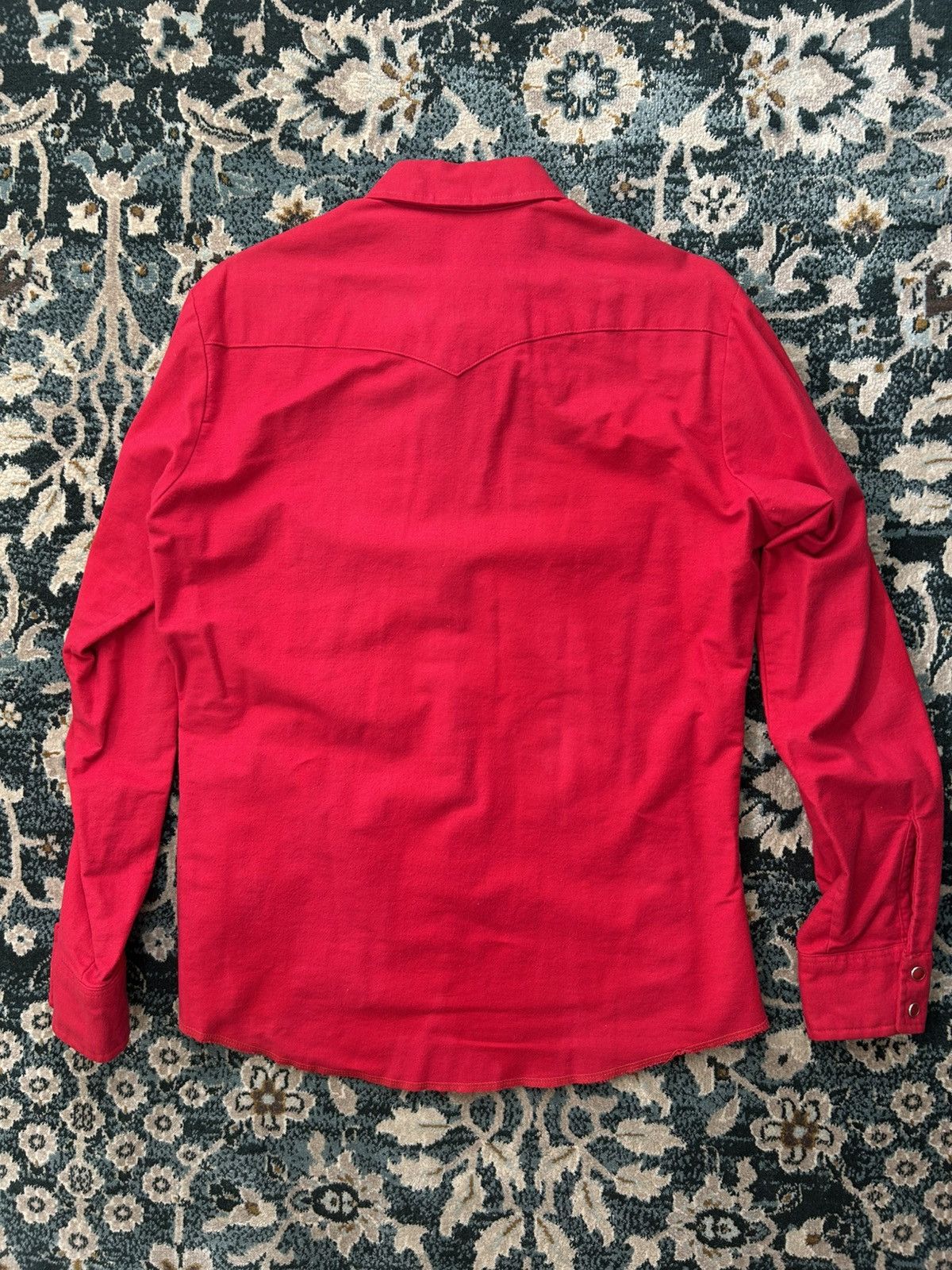 Wrangler Wrangler Red Western Snap Shirt USA Made 70s–80s M Rare Size US M / EU 48-50 / 2 - 6 Thumbnail