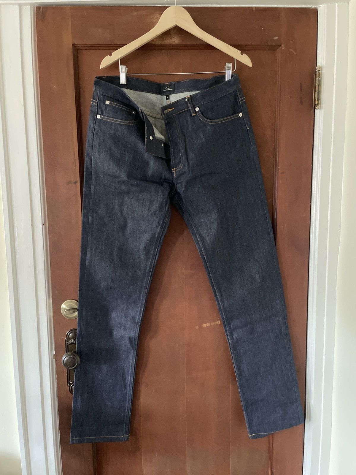 APC Raw Denim Straight Leg Jeans