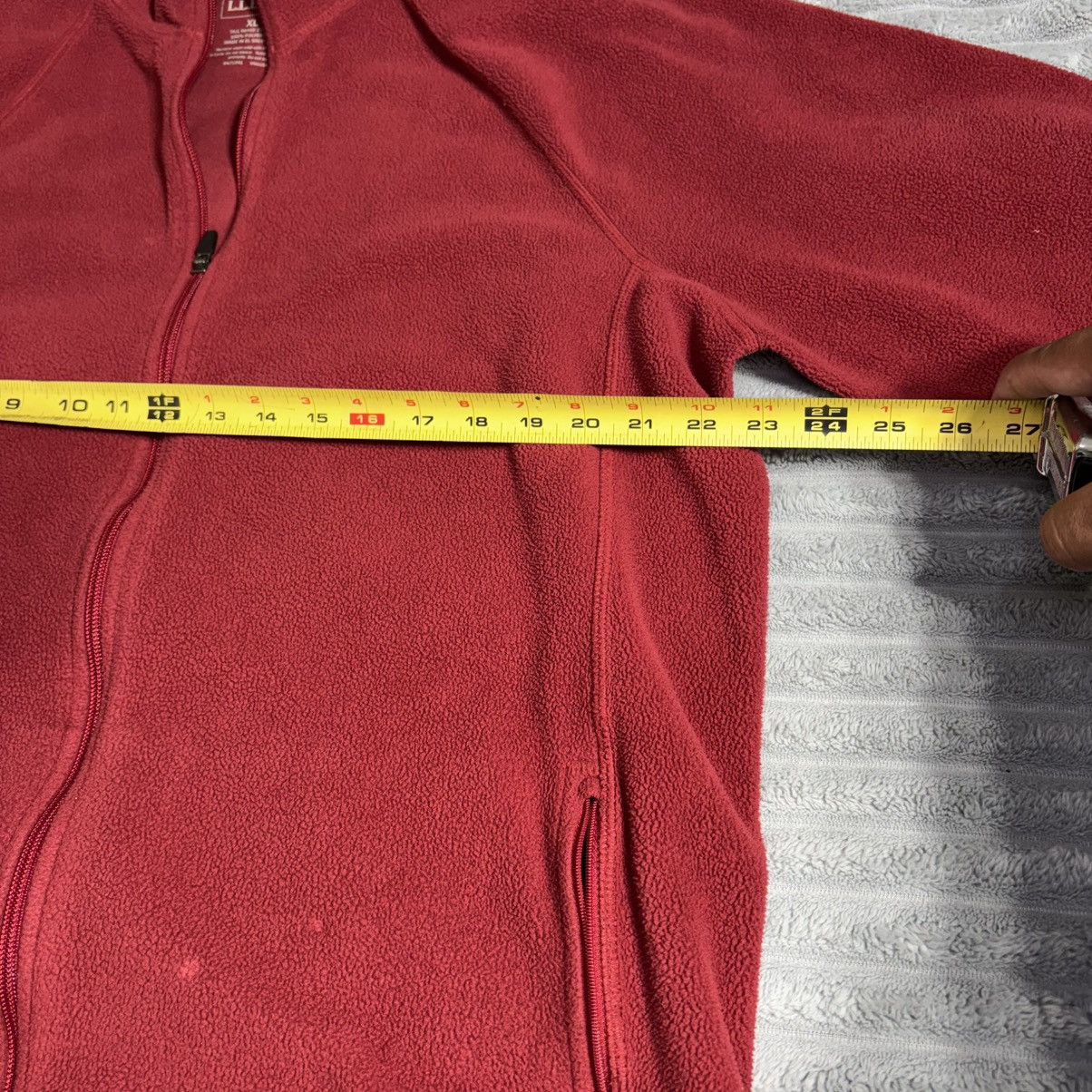 L.L. Bean LL Bean fleece Full zip Sweatshirt Men XL Red Mock Neck Size US XL / EU 56 / 4 - 4 Thumbnail