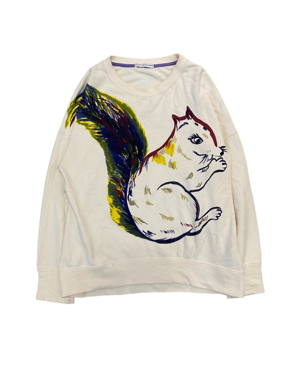 2000s Chisato squirrel art tee