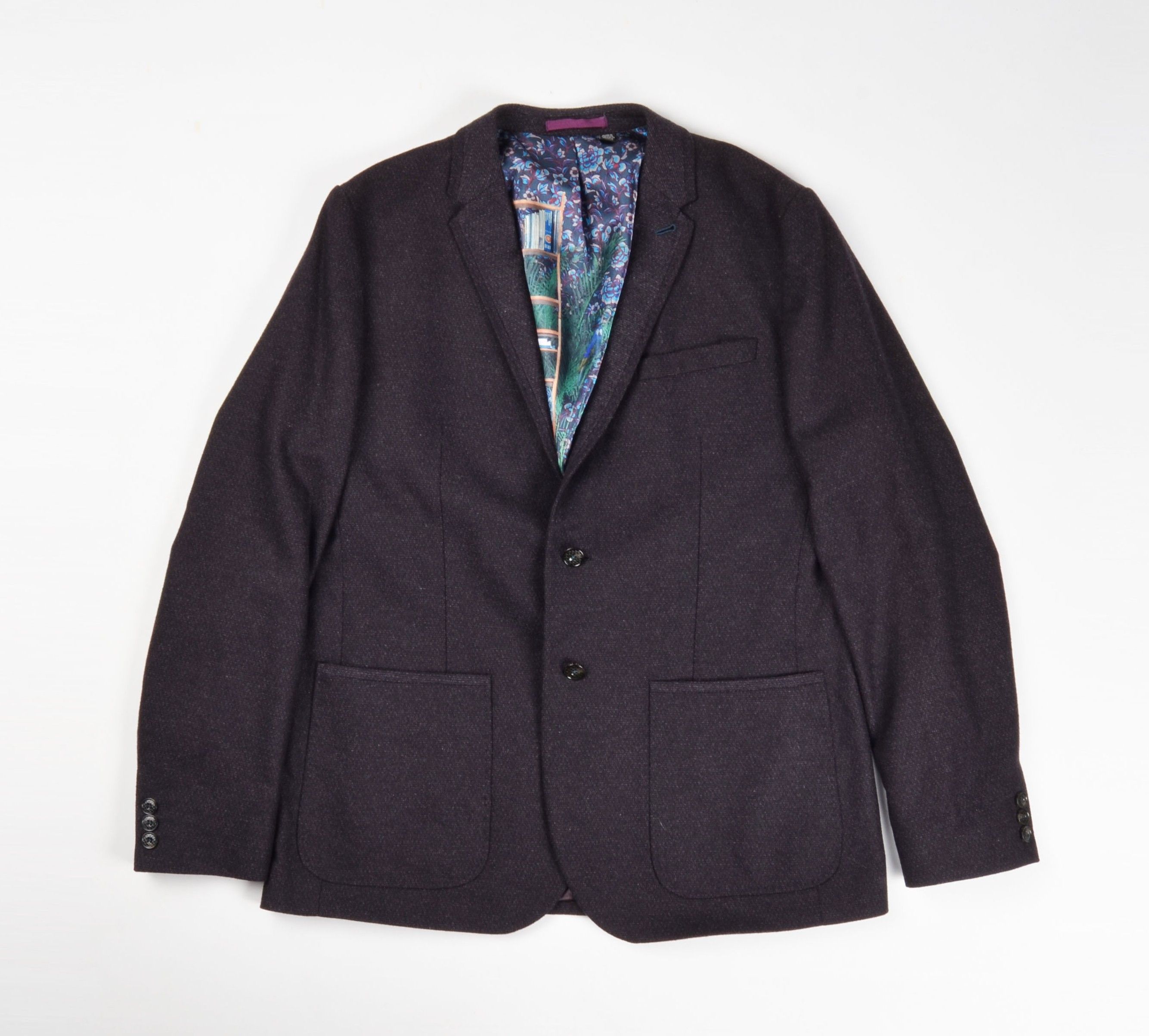 Ted Baker Ted Baker London Wool Blend 2Button Sport Blazer Jacket Size 42R - 1 Thumbnail