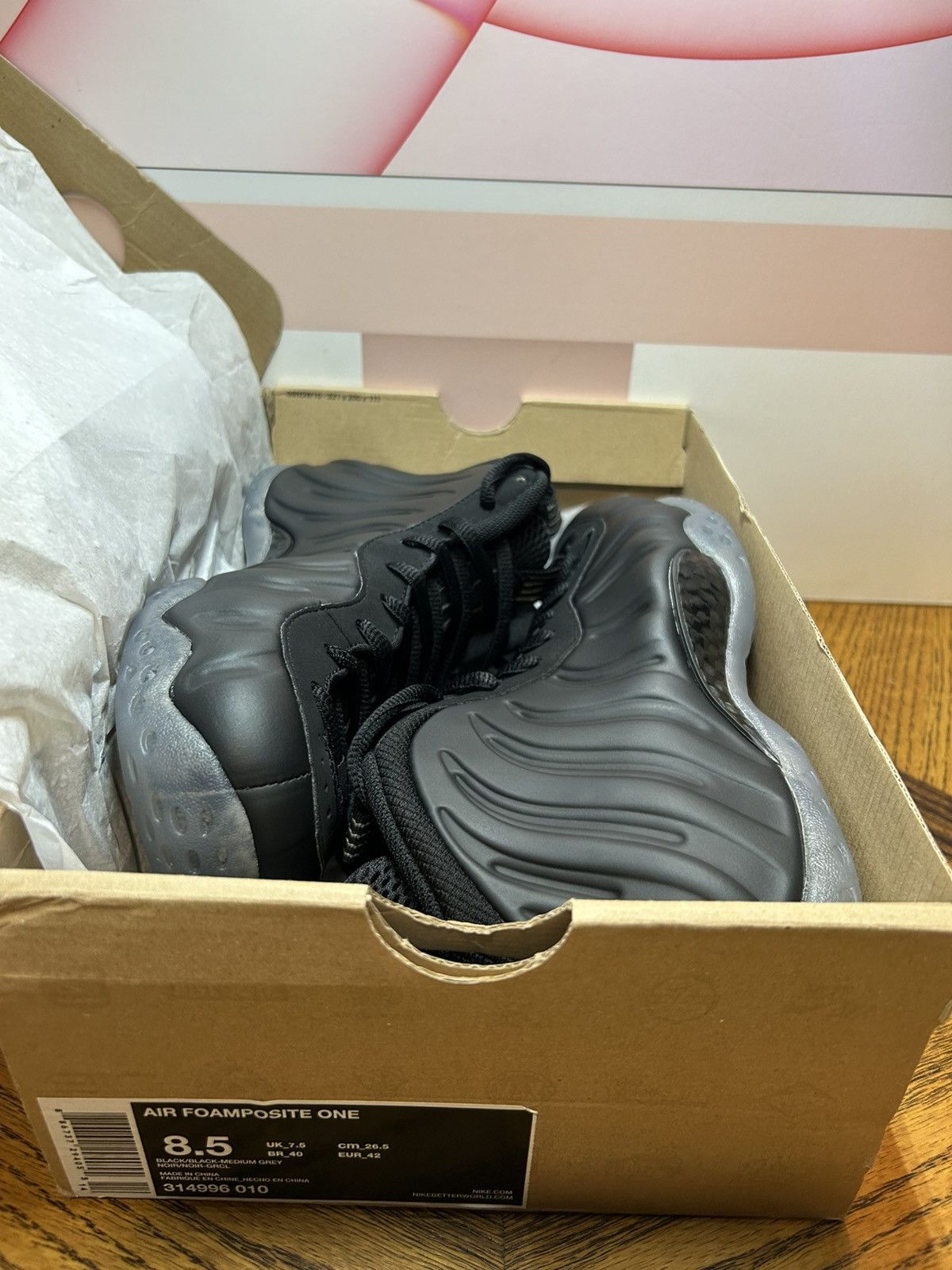Nike Size 8.5 - Nike Air Foamposite One Stealth Black/Anthracite Size US 8.5 / EU 41-42 - 3 Thumbnail