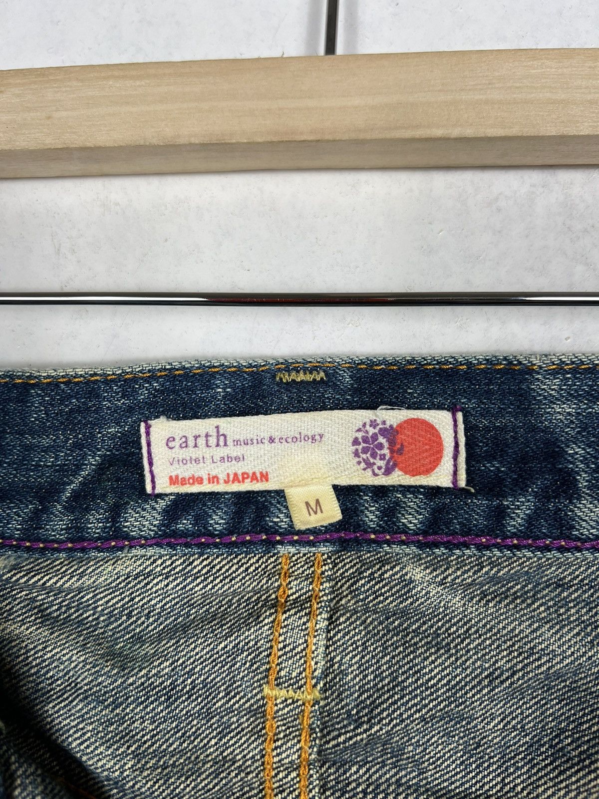 Japanese Brand 🔥 VIOLET LABEL EARTH REDLINE BROKEN DENIM Size US 30 / EU 46 - 13 Thumbnail