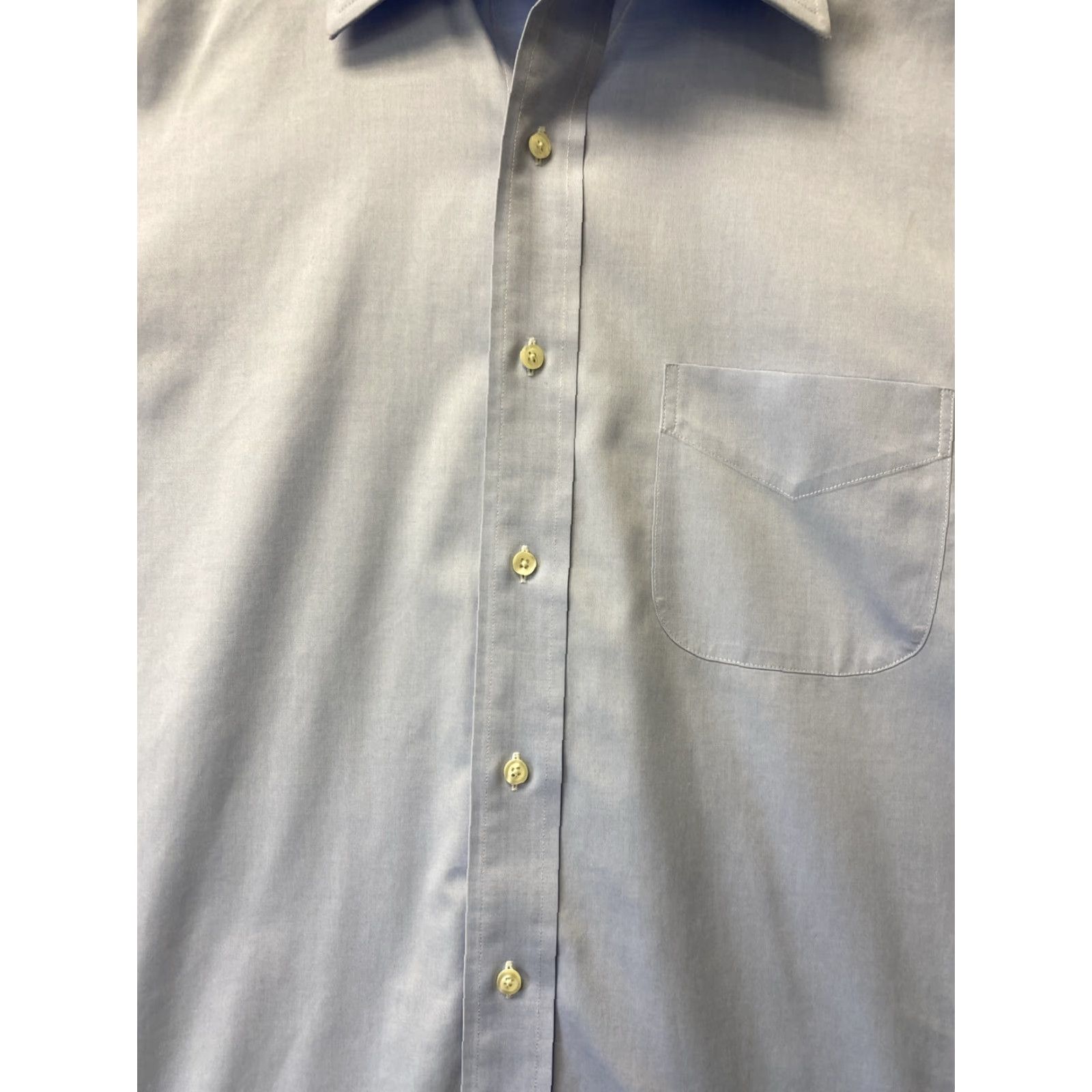 Brooks Brothers Brooks Brothers Shirt Mens Large 16.5 Blue Long Sleeve Button Up 1818 34 /80-100 Button-Down Collar Top Cuff Barrel Cuff Size US L / EU 52-54 / 3 - 3 Thumbnail