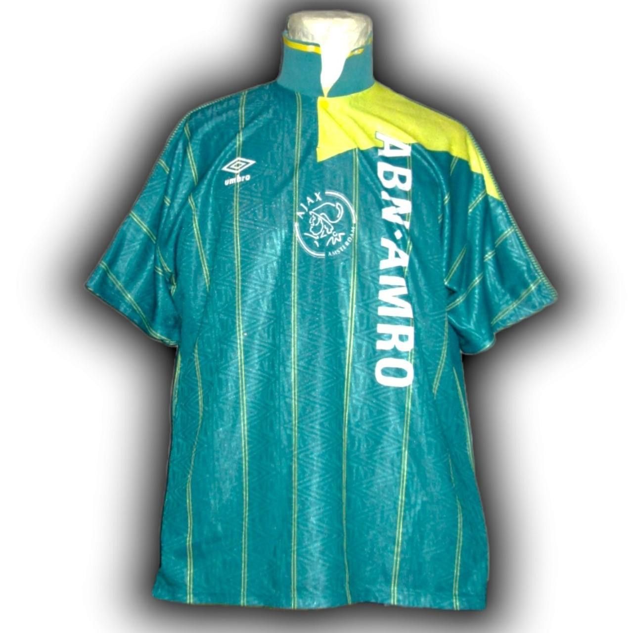 Umbro Ajax Amsterdam 1991 1992 1993 Away Shirt Jersey Size US XL / EU 56 / 4 - 1 Thumbnail