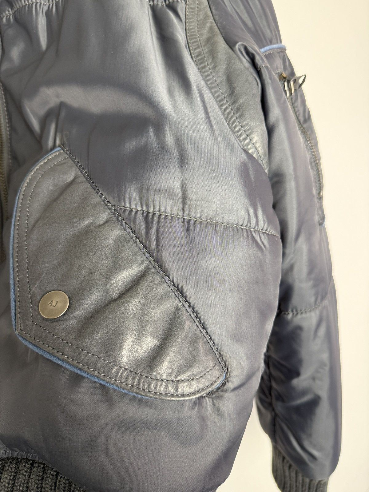 Armani 90s Armani Jeans Dragon Hide Bomber Size US M / EU 48-50 / 2 - 9 Thumbnail