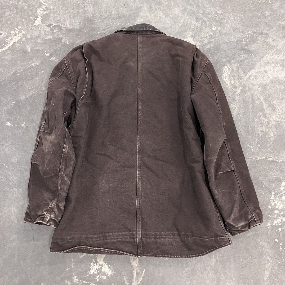 Carhartt × Vintage Vintage Carhartt Brown Detroit Jacket Zip Up Fleece Lined M Size US M / EU 48-50 / 2 - 5 Thumbnail