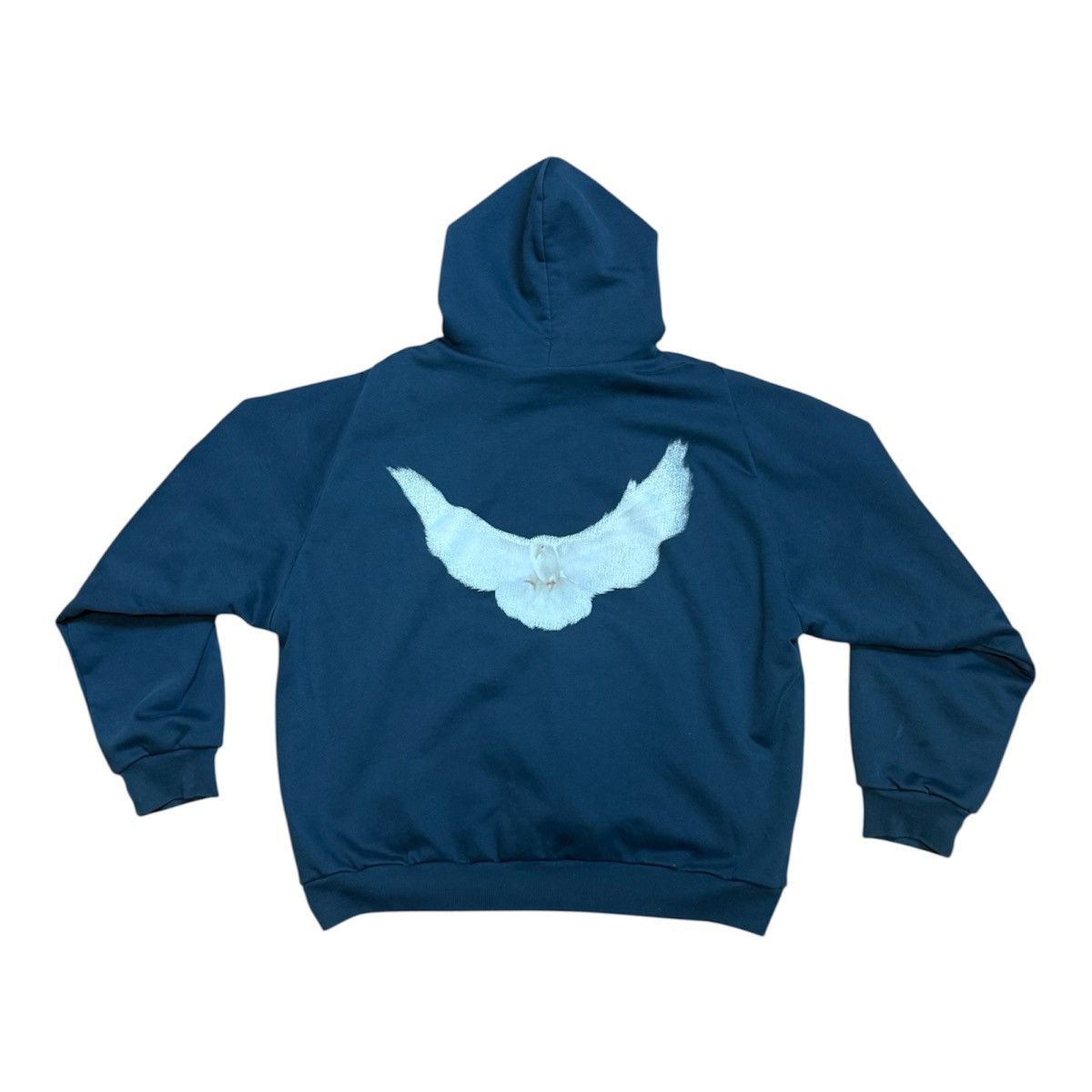 Gap × Kanye West YEEZY Gap by Balenciaga Shrunken Hoodie Dark Blue