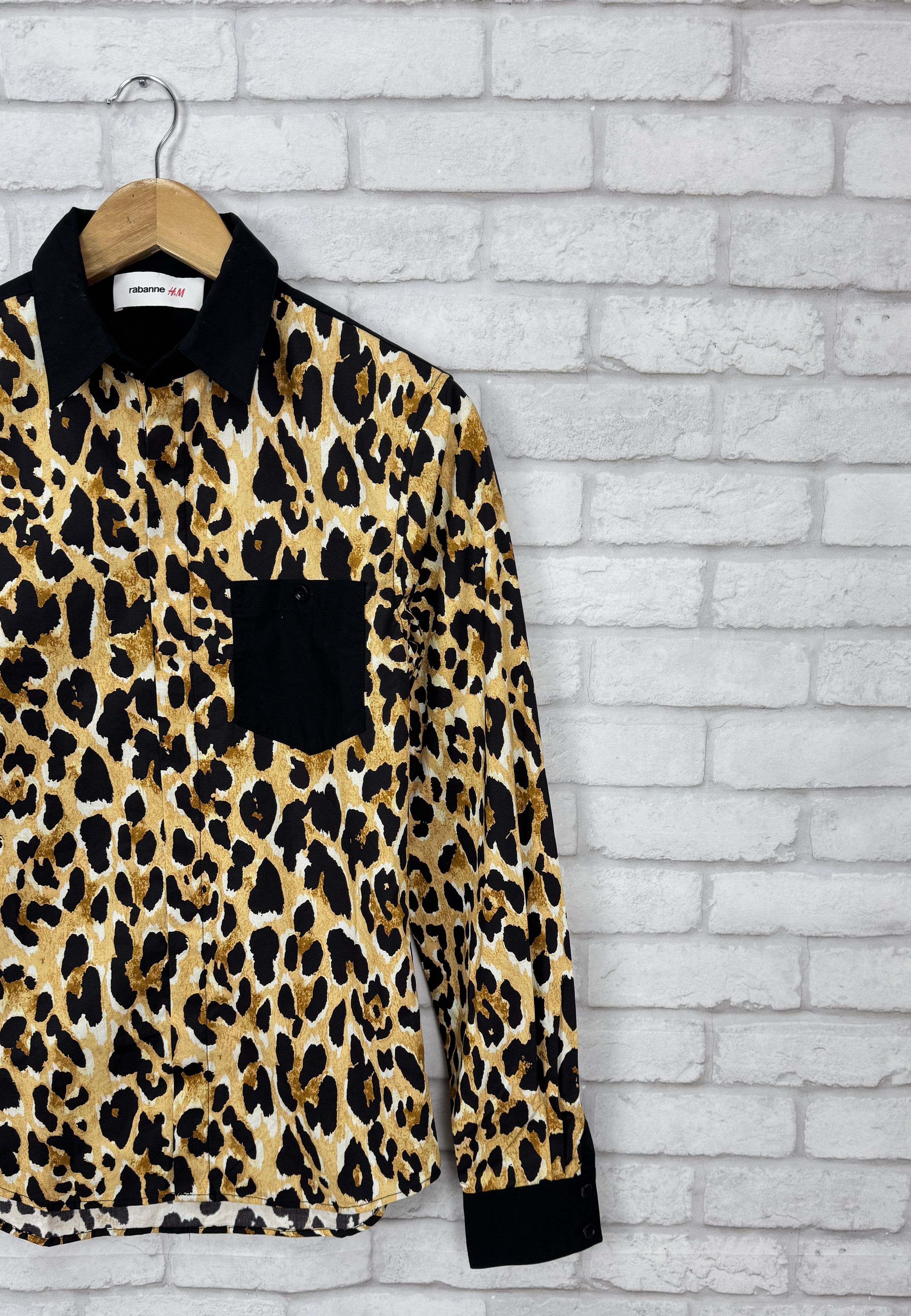 H&M NWOT PACO RABANNE x H&M Animal Leopard Print Shirt Size US XS / EU 42 / 0 - 7 Thumbnail