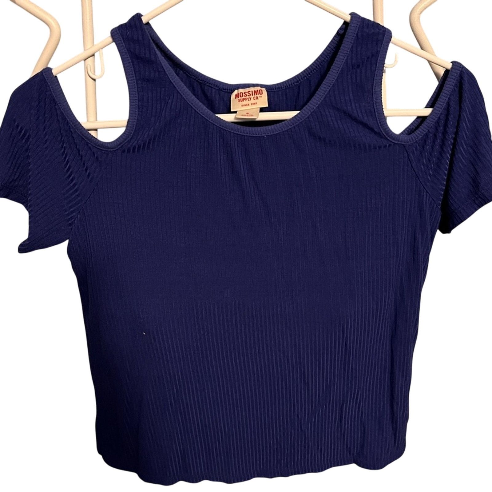 Mossimo Mossimo (Target) WOMENS cold shoulder top size small Size S / US 4 / IT 40 - 1 Thumbnail