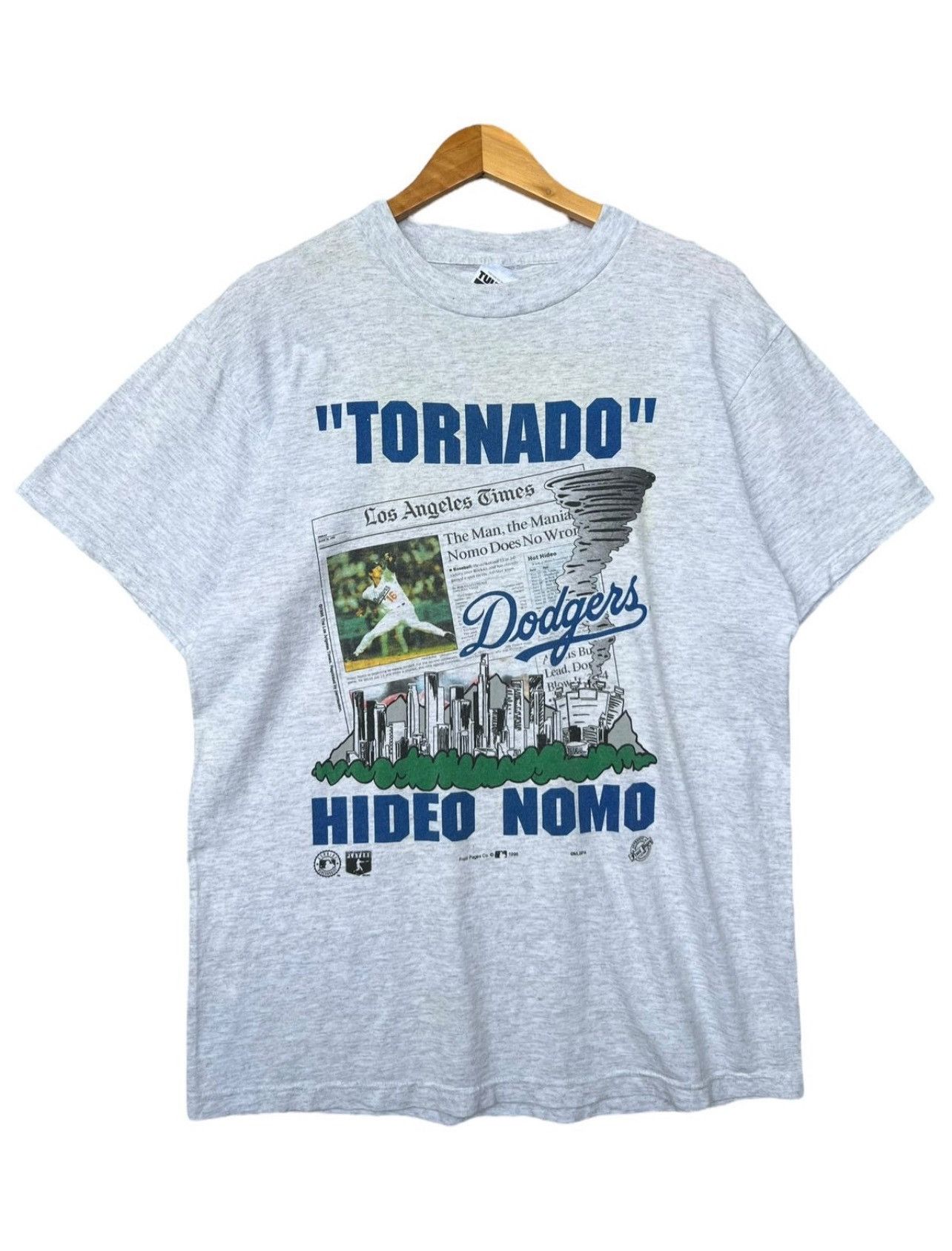 Vintage Vintage 90s Hideo Nomo Tornado Los Angeles Large Shirt Size US L / EU 52-54 / 3 - 1 Thumbnail