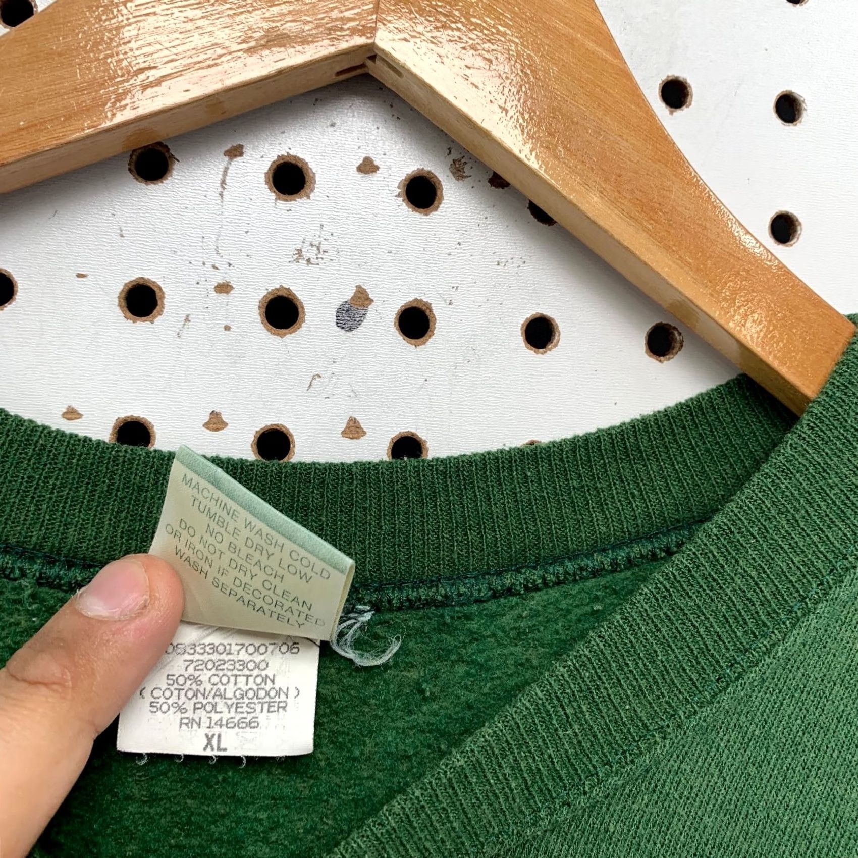 Saint James Vintage Waiting To Exhale Sweatshirt Mens XL Green Saint James Tchokola USA Size US XL / EU 56 / 4 - 7 Thumbnail