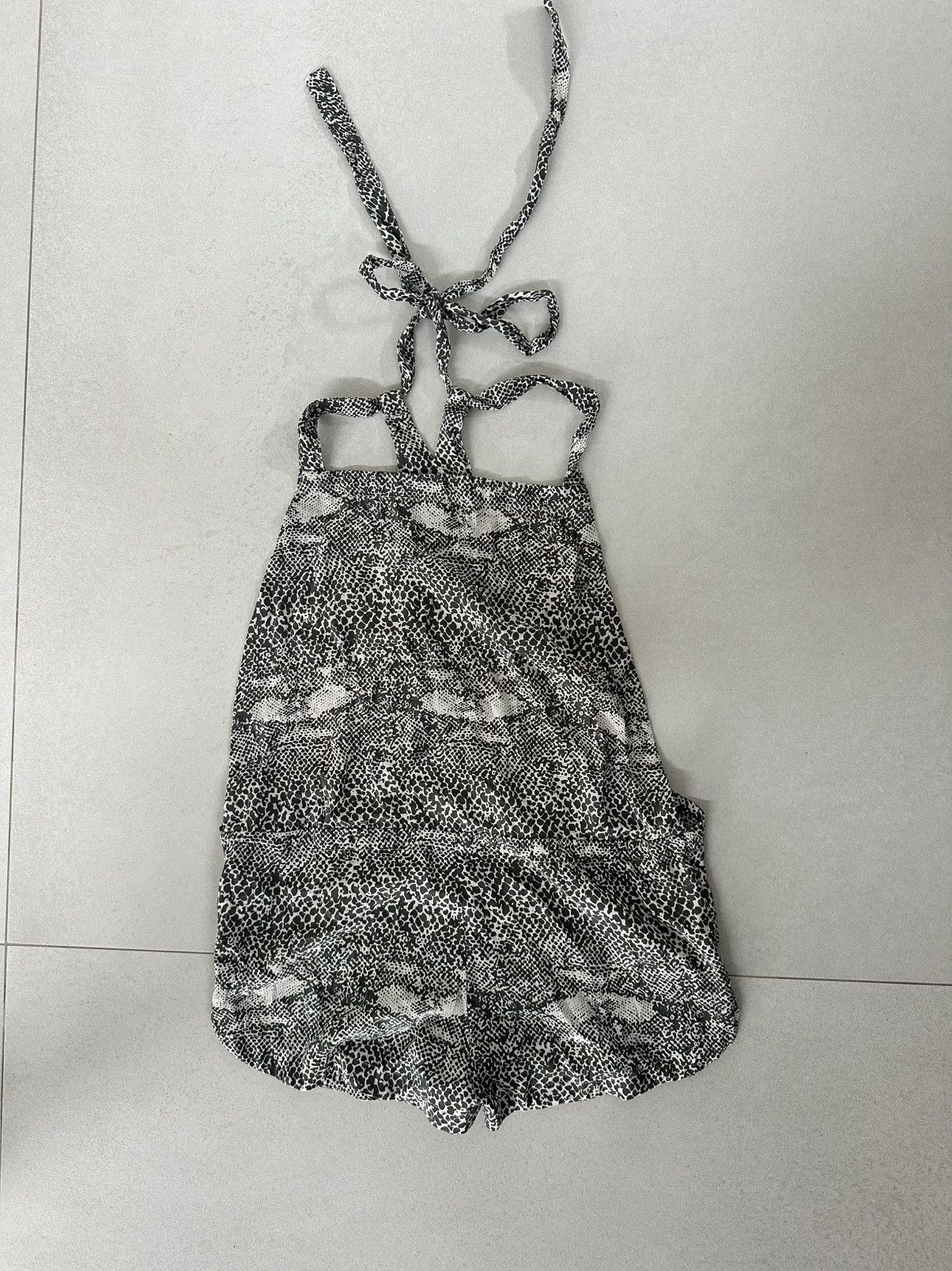 Other Acacia Snapper Silk Short Overall Cape Cod Romper Size 27" / US 4 / IT 40 - 1 Thumbnail