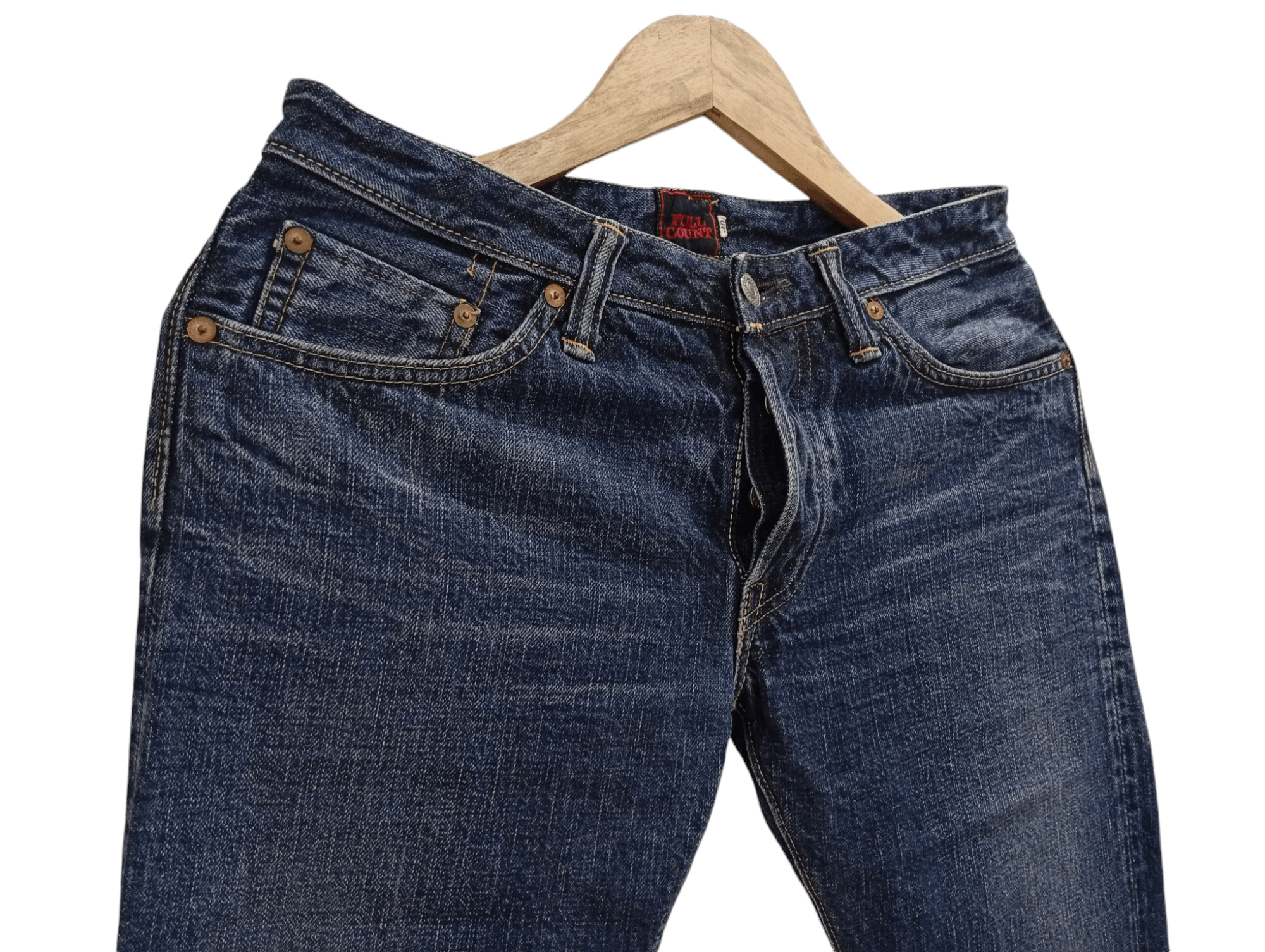 Full Count & Co. 🔥🔥Full Count Selvedge Jeans Denim Size US 30 / EU 46 - 18 Thumbnail