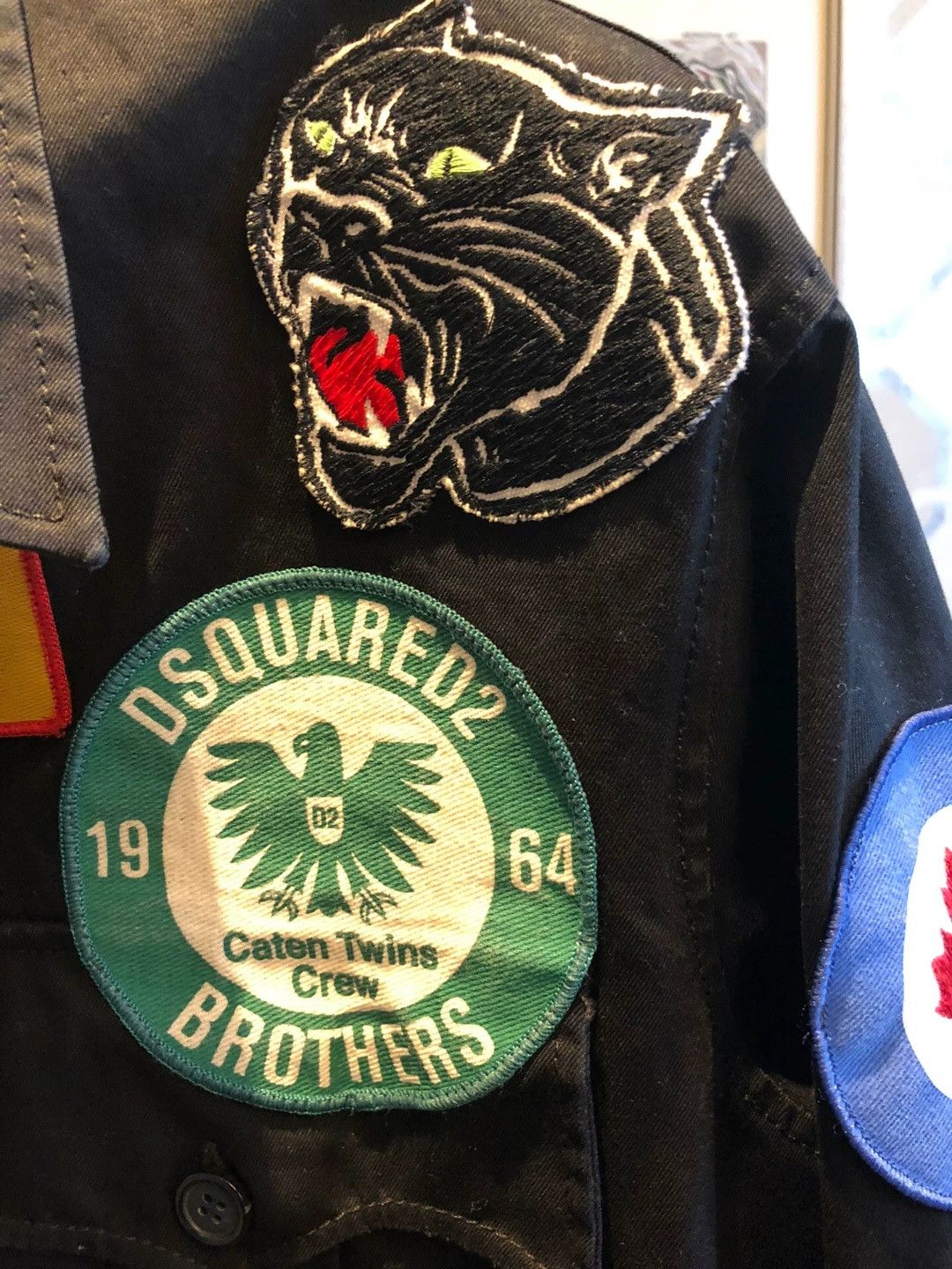 Dsquared2 Dsquared2 Denim Badge Shirt Jacket Size US M / EU 48-50 / 2 - 3 Thumbnail