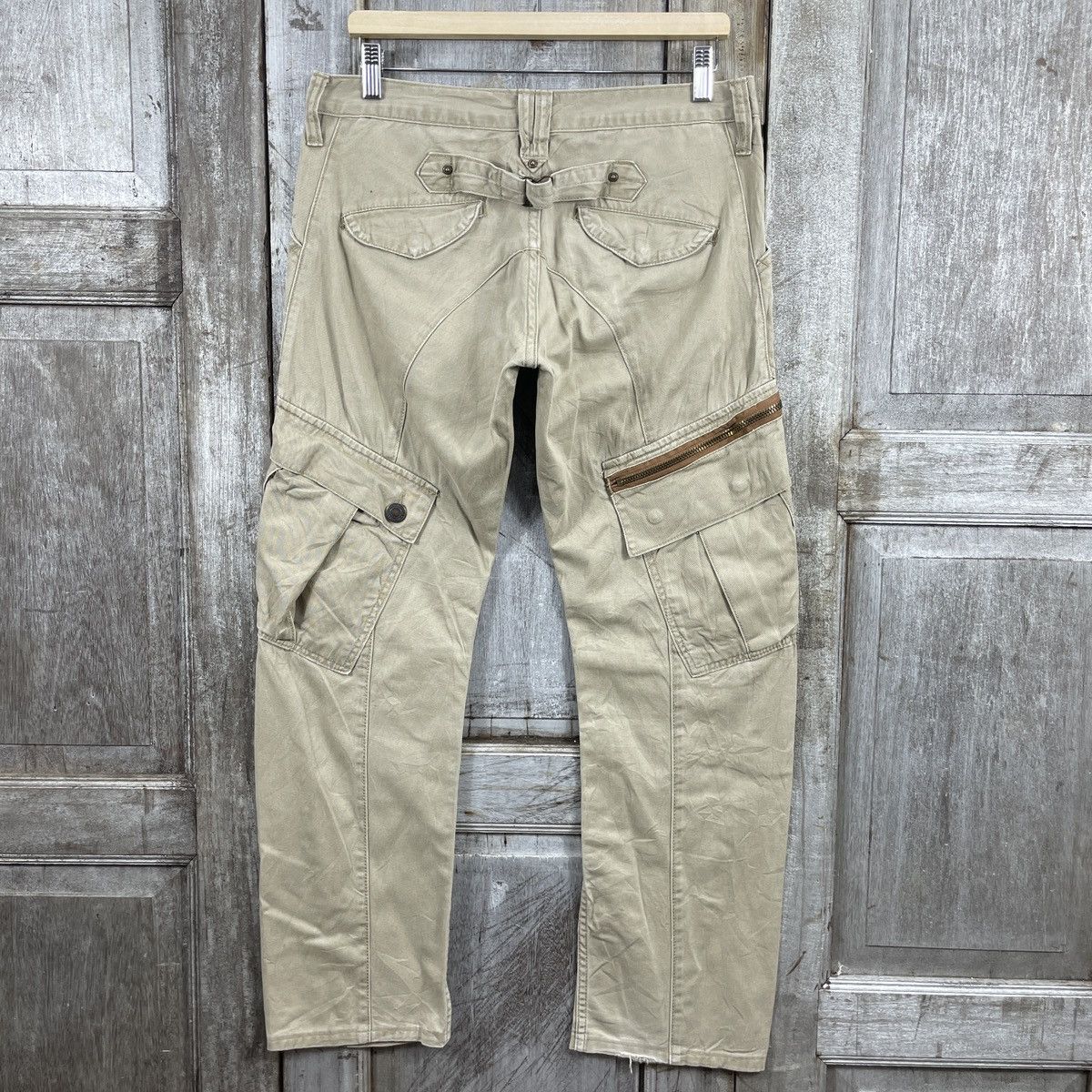 Vintage Japanese Brand Soul Of Freedom Zipper Cargo Pants