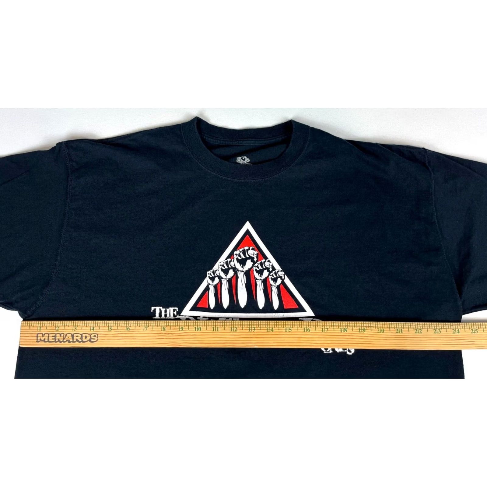Fruit Of The Loom Disturbed The Disturbed Ones 10,000 Fists Fan Club T-Shirt XL Black Cotton Fruit of the Loom Men Short Sleeve Crew Neck Band Graphic Print Size US XL / EU 56 / 4 - 6 Thumbnail