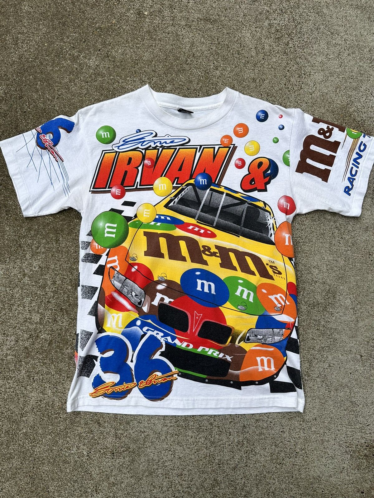 Vintage m&m’s nasacar sale shirt