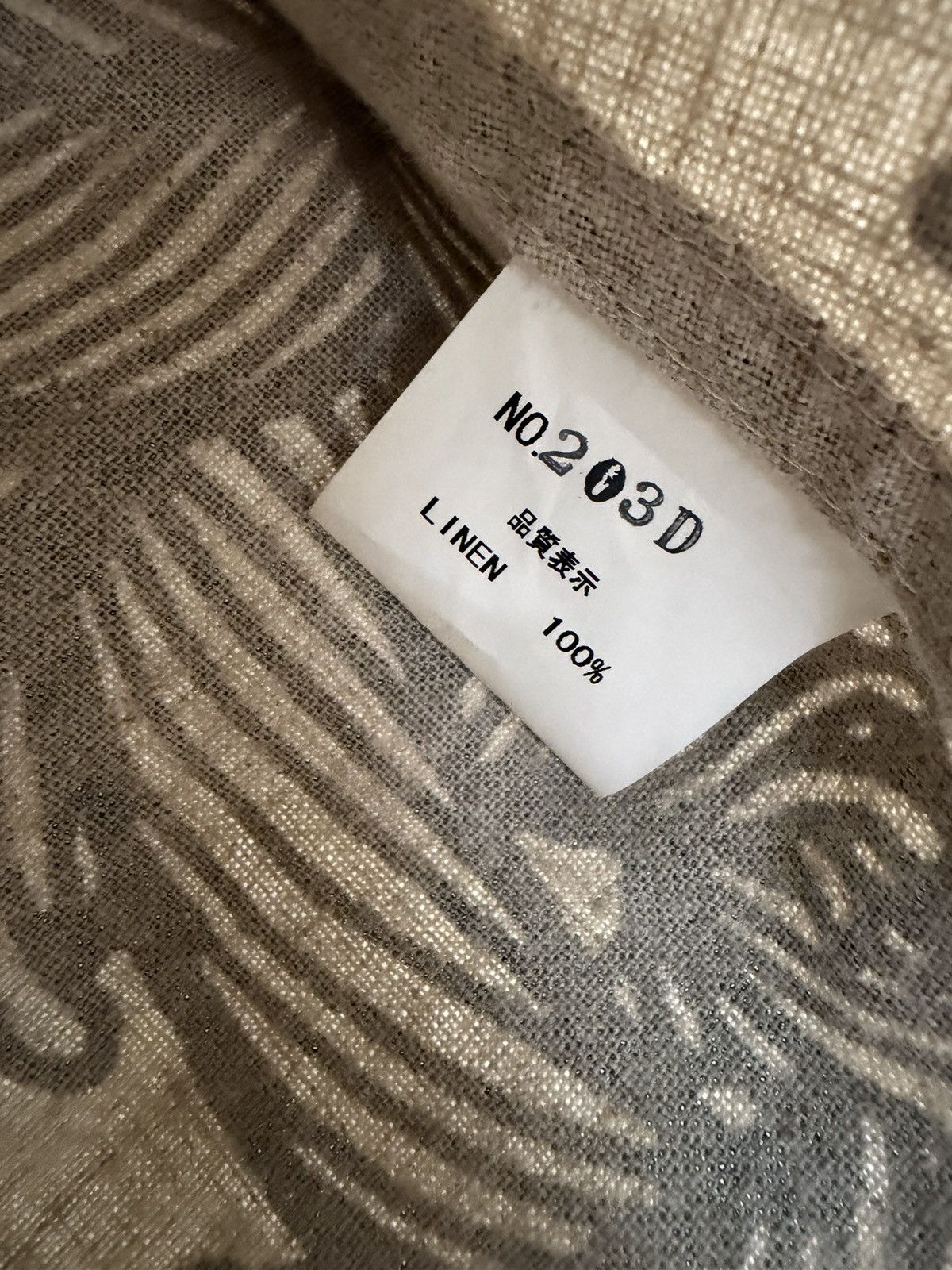 Christopher Nemeth Linen Shirt with Rope Print Size US S / EU 44-46 / 1 - 7 Thumbnail
