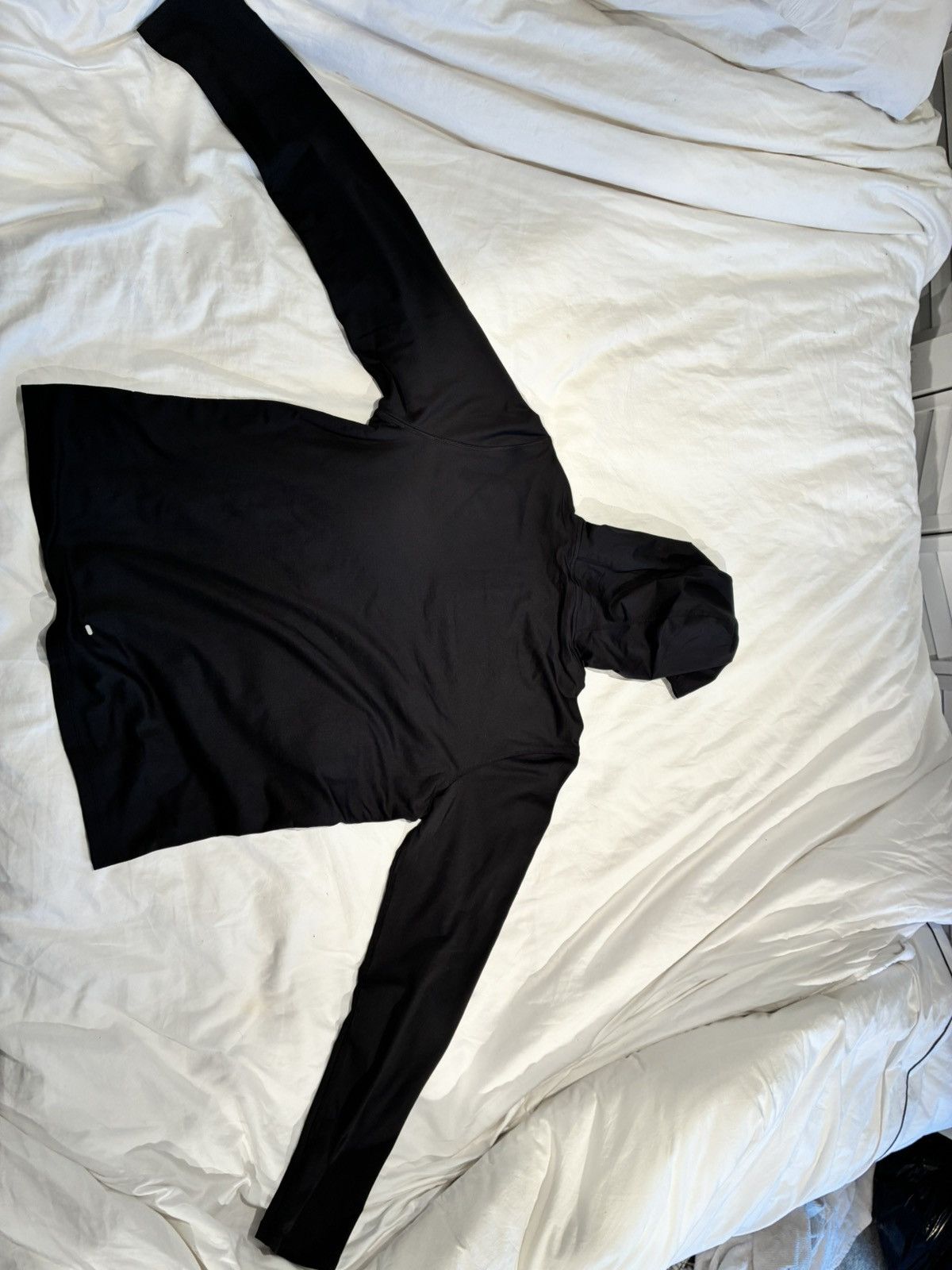 Adidas Addidas Black Running/Exercise Hooded Sweatshirt. Size US L / EU 52-54 / 3 - 6 Thumbnail