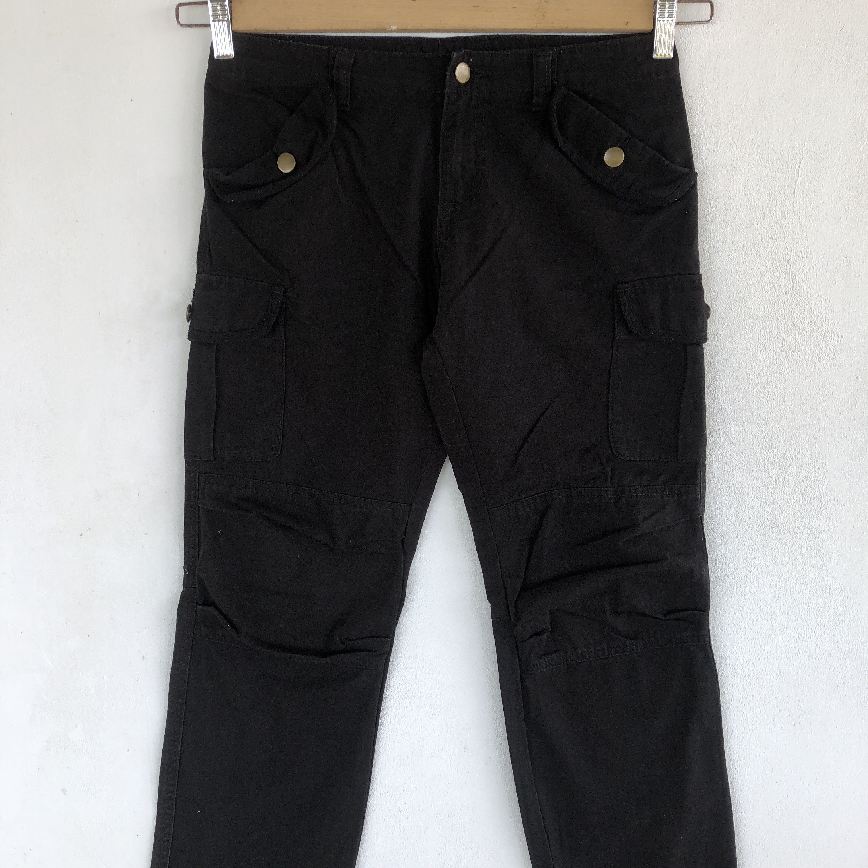 Japanese Brand Vintage Japanese Cargo Pants Multi Pocket Fatigue Trousers Size 28" / US 6 / IT 42 - 3 Thumbnail