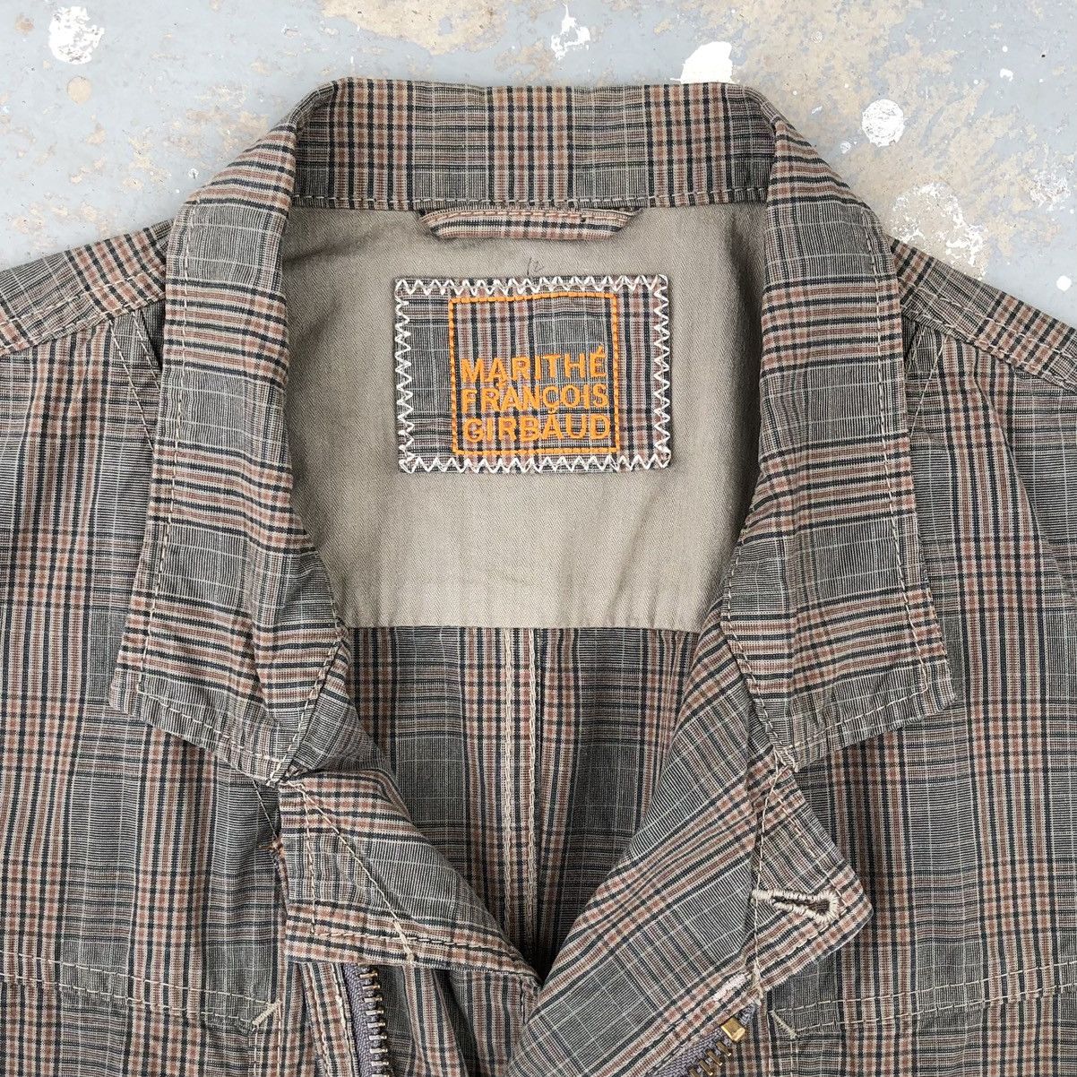 Marithe + Francois Girbaud Vintage Marithe Francois Girbaud Zipper Coat Blazer Jacket Size US M / EU 48-50 / 2 - 18 Thumbnail