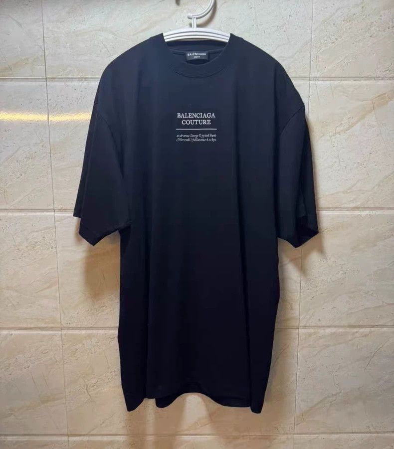 Balenciaga Balenciaga Embroidered slogan crew neck loose short sleeve Size US XS / EU 42 / 0 - 1 Thumbnail