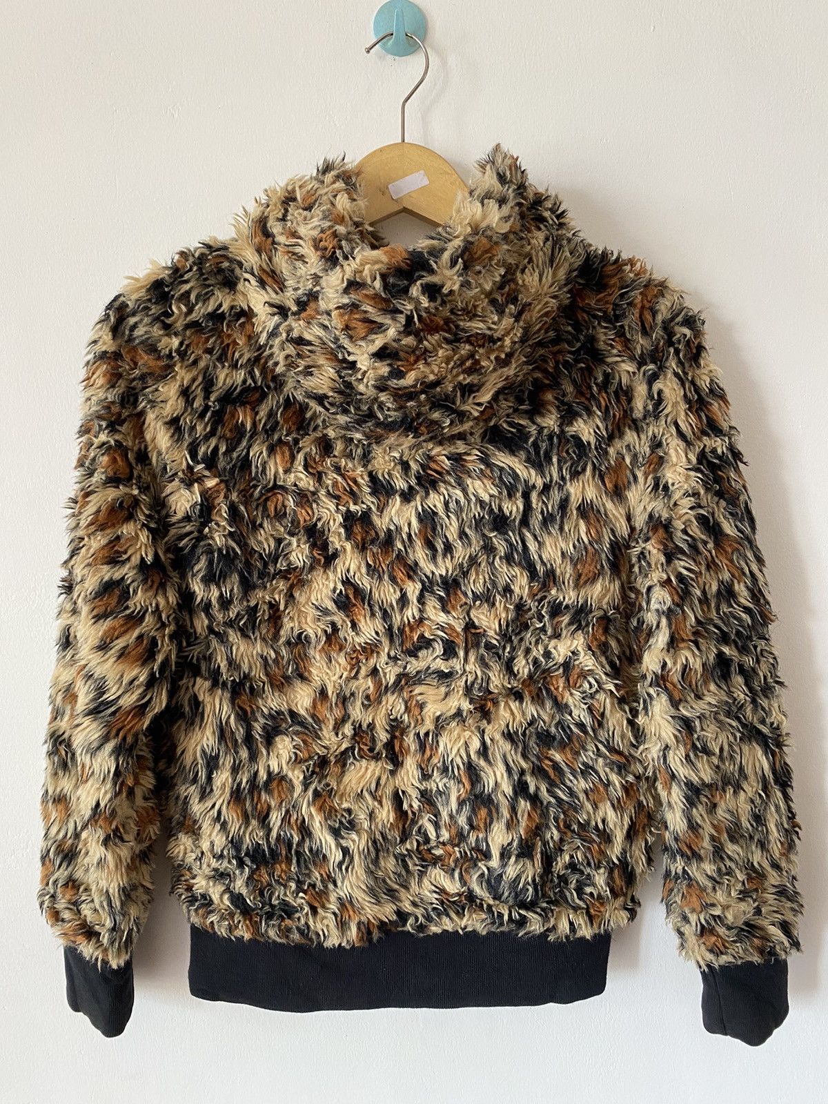 20471120 Banana Seven Reversible Leopard Hooded Size US S / EU 44-46 / 1 - 5 Thumbnail