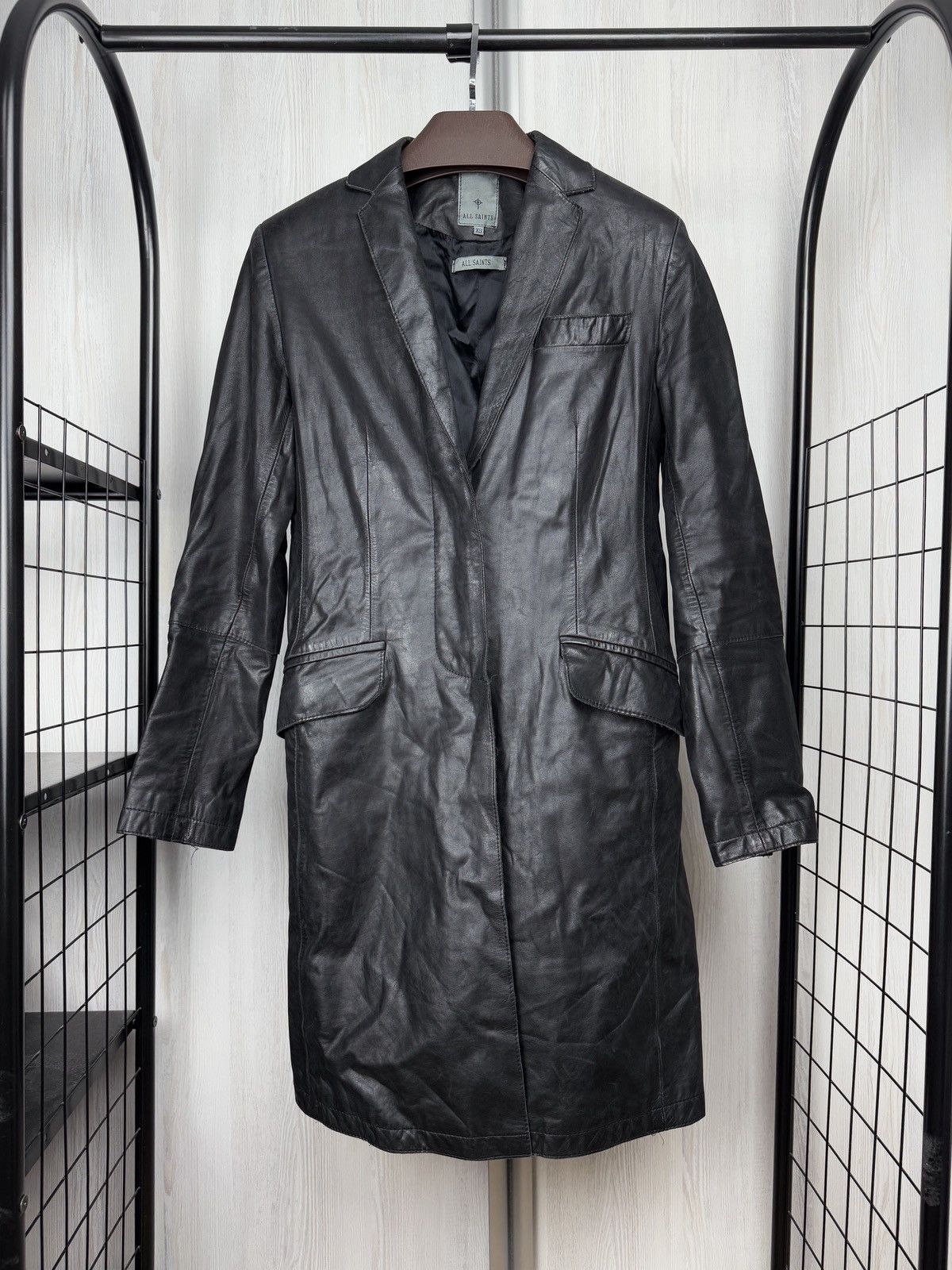 Allsaints Allsaints vintage first collections made in UK leather coat Size XS / US 0-2 / IT 36-38 - 1 Thumbnail