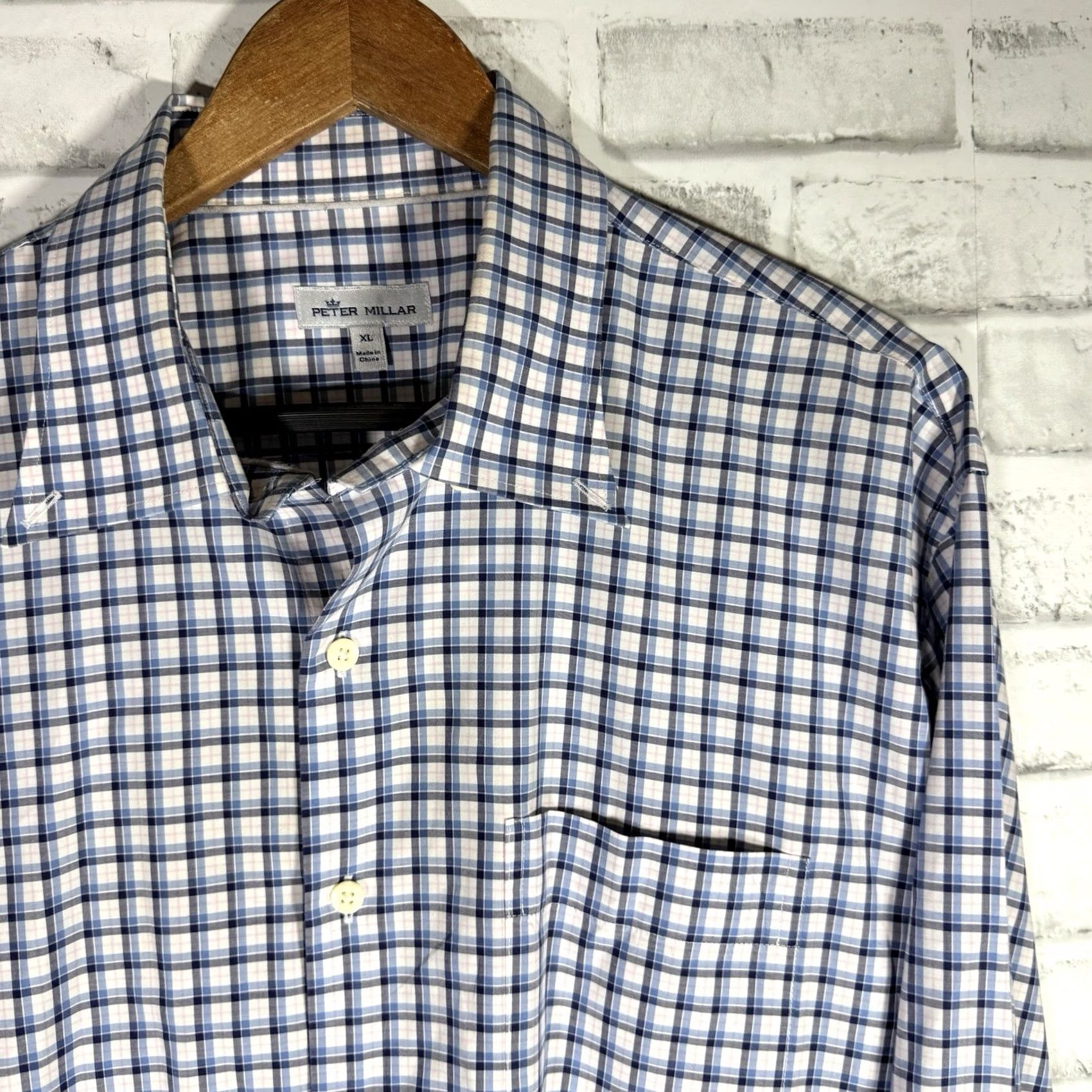 Peter Millar Peter Millar Plaid Long Sleeve Button Down Shirt Mens XL Multicolor Size US XL / EU 56 / 4 - 2 Thumbnail