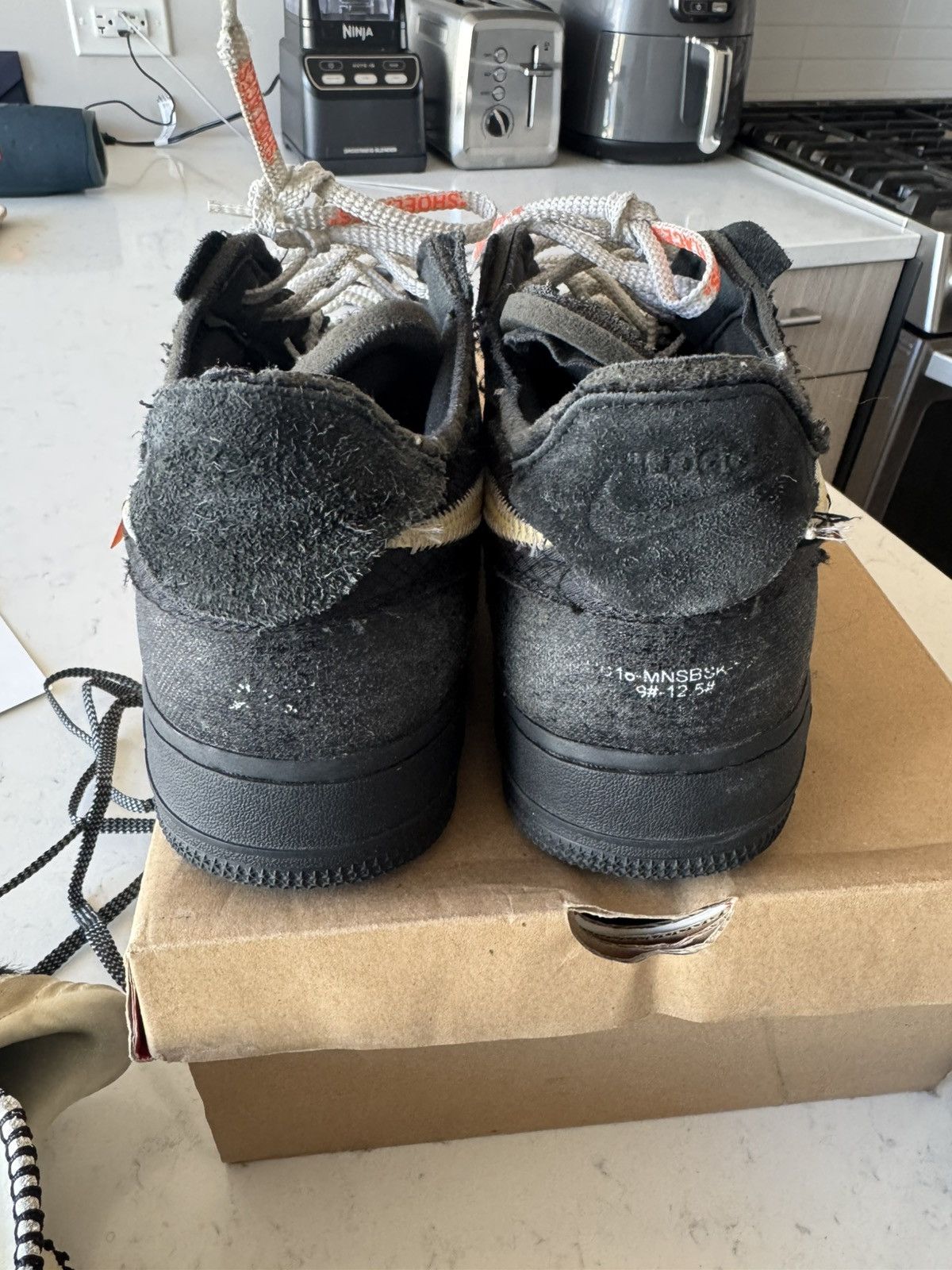 Nike × Off-White Nike Off White Air Force 1 Low Size US 11.5 / EU 44-45 - 11 Thumbnail