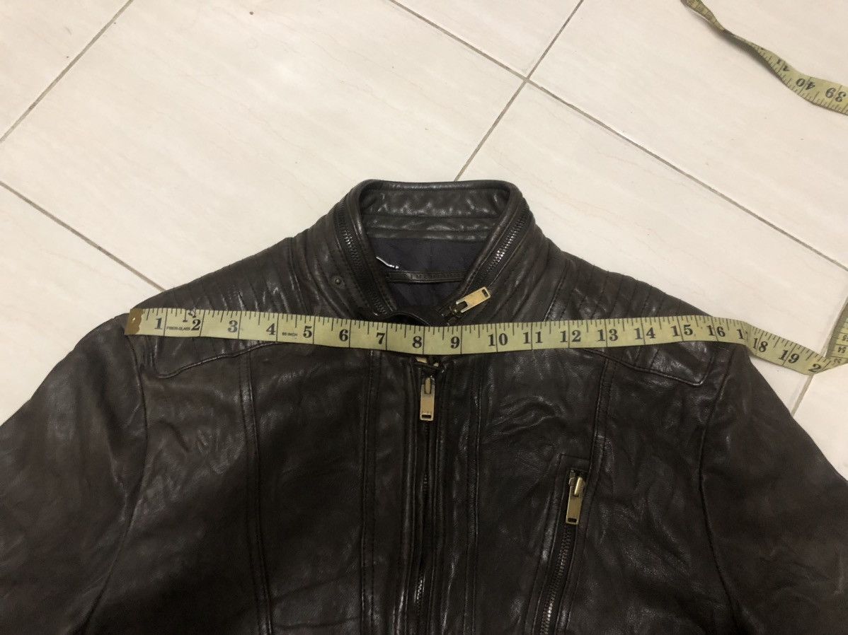 TIME HOMME Vtg leather jacket moto time homme Size US M / EU 48-50 / 2 - 9 Thumbnail