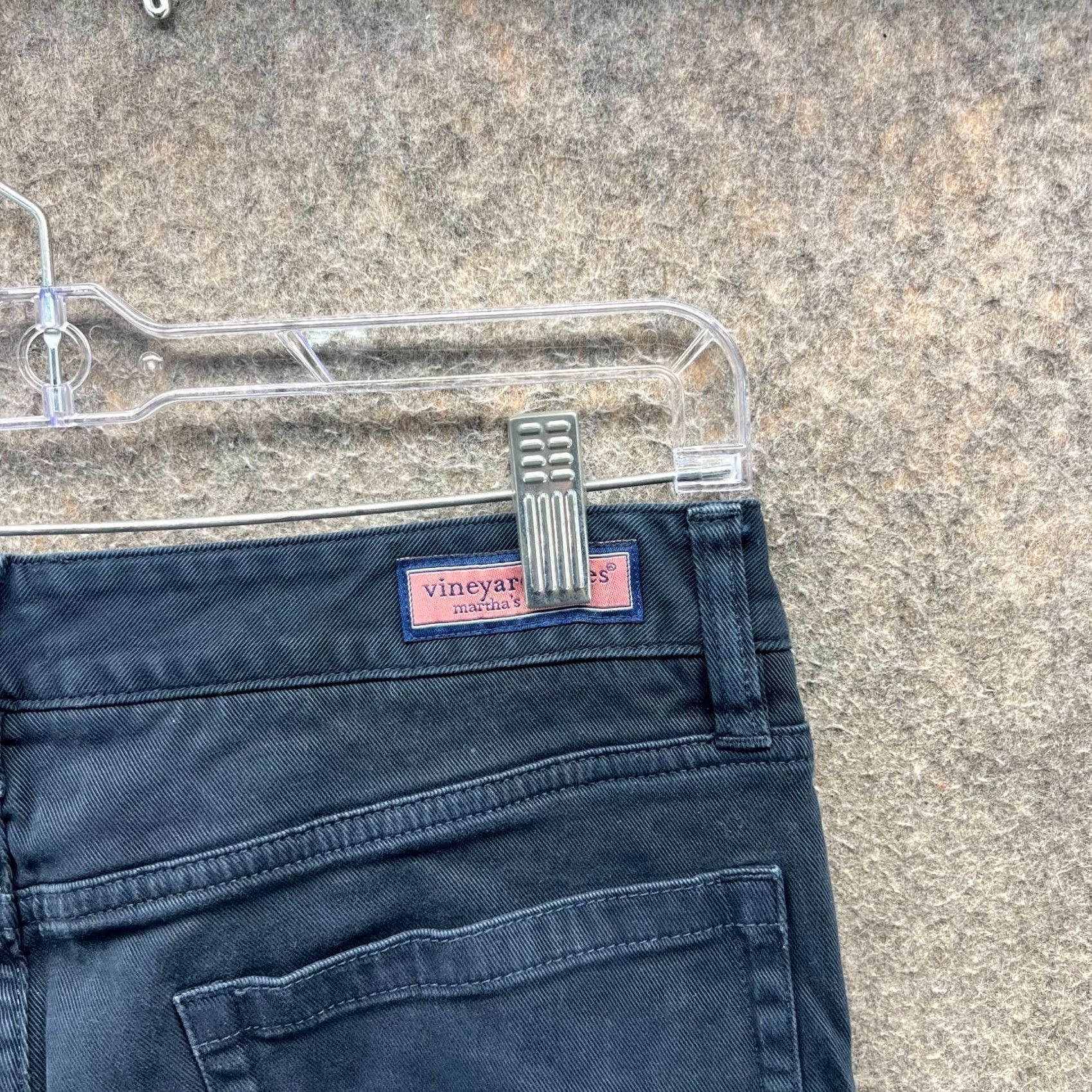Vineyard Vines Vineyard Vines Pants Men 30x30 Flat Front Chino Cotton Canvas Blue Navy Slit Pocket Regular 30 Inseam Casual Formal Workwear Button Front Size US 30 / EU 46 - 4 Thumbnail