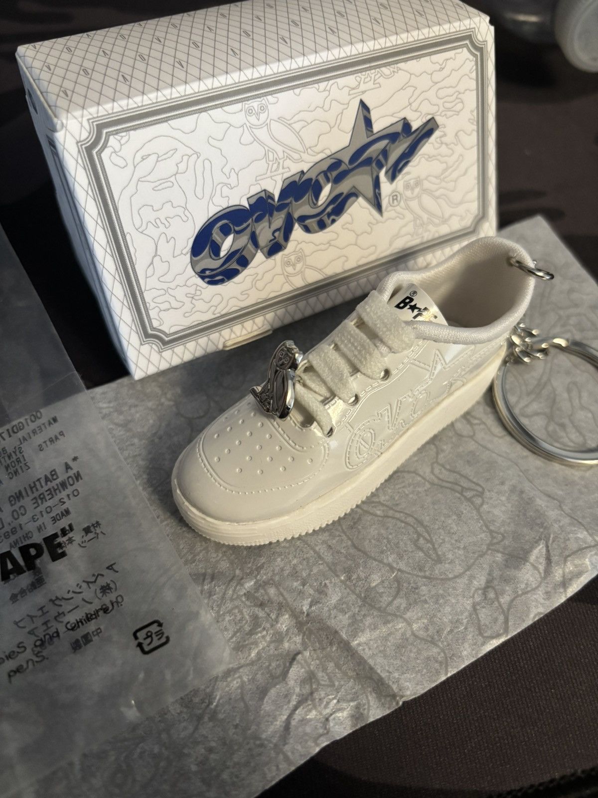 Bape × October's Very Own OVO x BAPE Bapesta Unreleased Key Chain Size ONE SIZE - 2 Thumbnail
