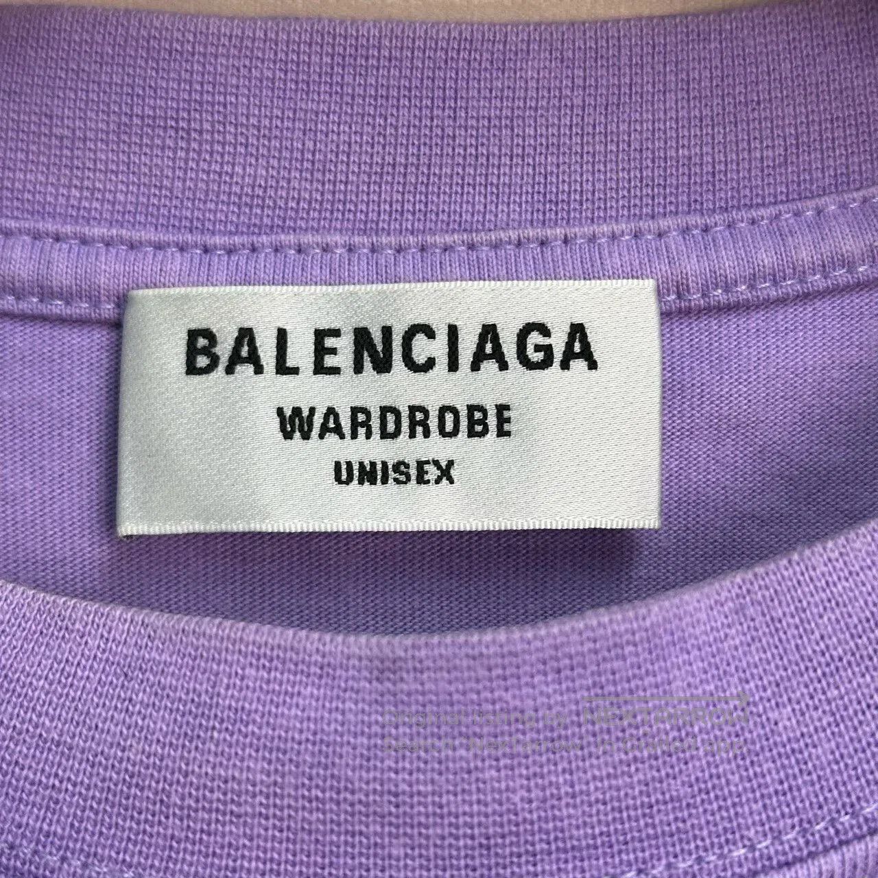 Balenciaga balenciaga short sleeve wave logo tee. Size US XS / EU 42 / 0 - 3 Thumbnail