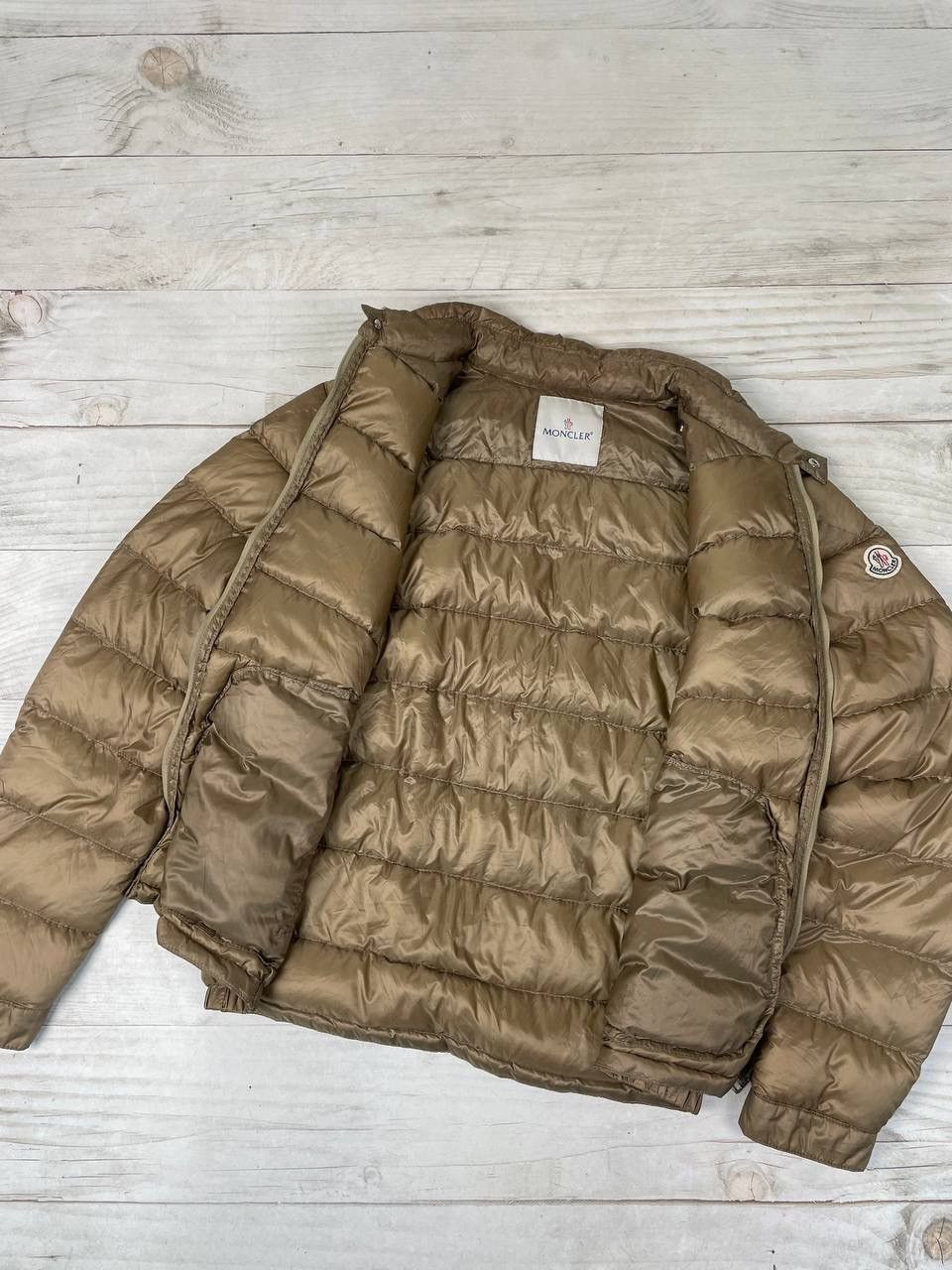 Moncler Moncler Acorus Down Jacket Puffer Men Size 4 Beige Size US XL / EU 56 / 4 - 16 Thumbnail