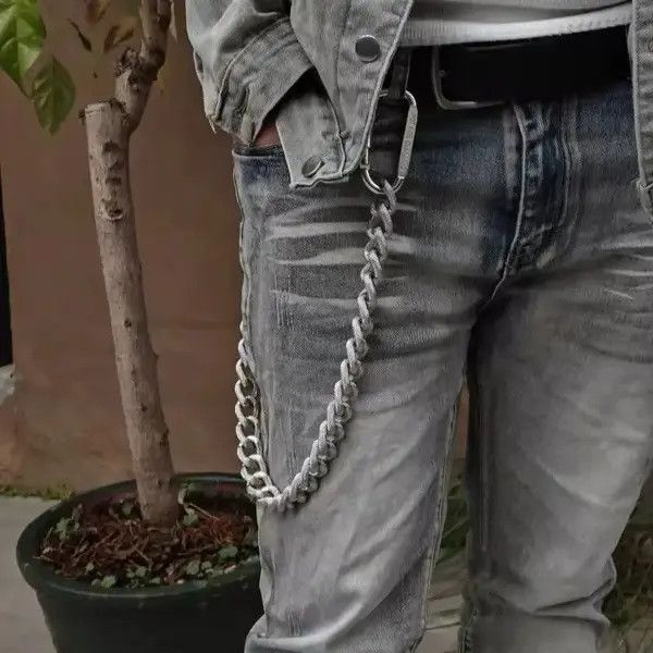 VIBE Luxurious Concise Chain Pant Waist Keychain Size ONE SIZE - 2 Thumbnail