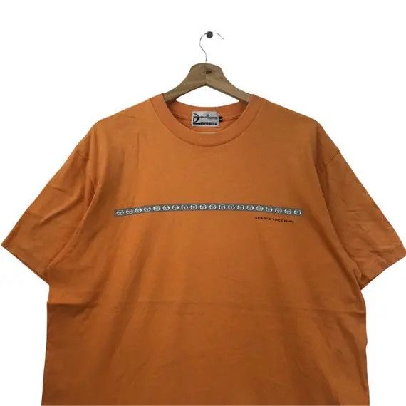 Sergio Tacchini Vtg 90’ SERGIO TACCHINI ITALY Tennis Sport Tee Shirt Size US M / EU 48-50 / 2 - 3 Thumbnail