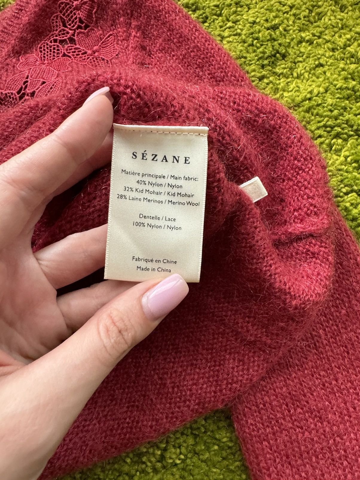 Designer × Sezane Sezane mohair wool sweater Size S / US 4 / IT 40 - 3 Thumbnail
