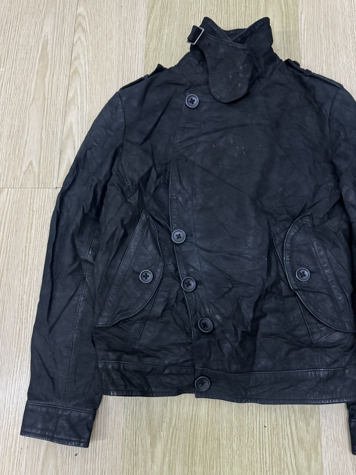 Banana Republic Vintage Banana Republic double collar leather jacket Size US S / EU 44-46 / 1 - 4 Thumbnail