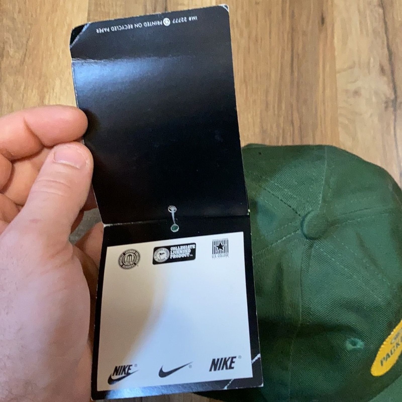 Nike 90s Nike Green Bay Packers NFL Hat Size ONE SIZE - 8 Thumbnail