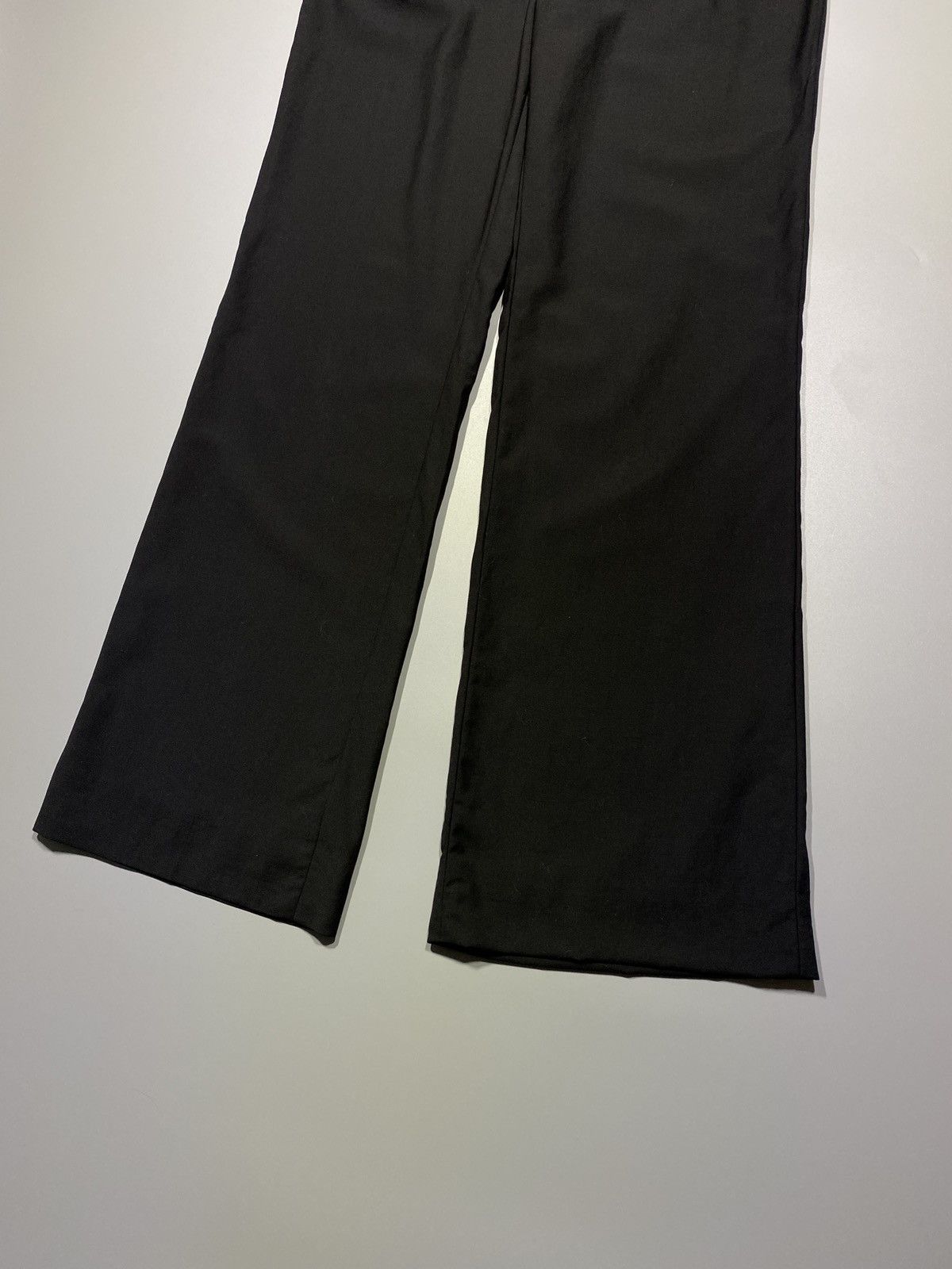 Helmut Lang 2000s Helmut Lang Wool Wide Leg Pants Size US 30 / EU 46 - 4 Thumbnail