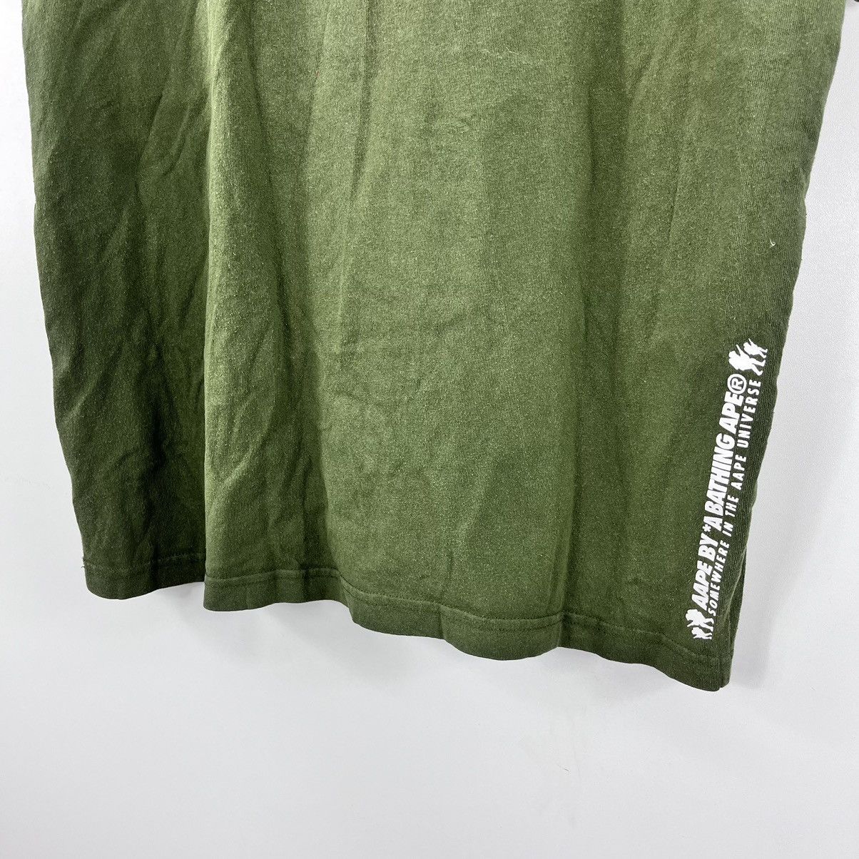 Aape Aape TShirt Y2K Big Logo American Style Green/Olive Size XL Size US XL / EU 56 / 4 - 11 Thumbnail