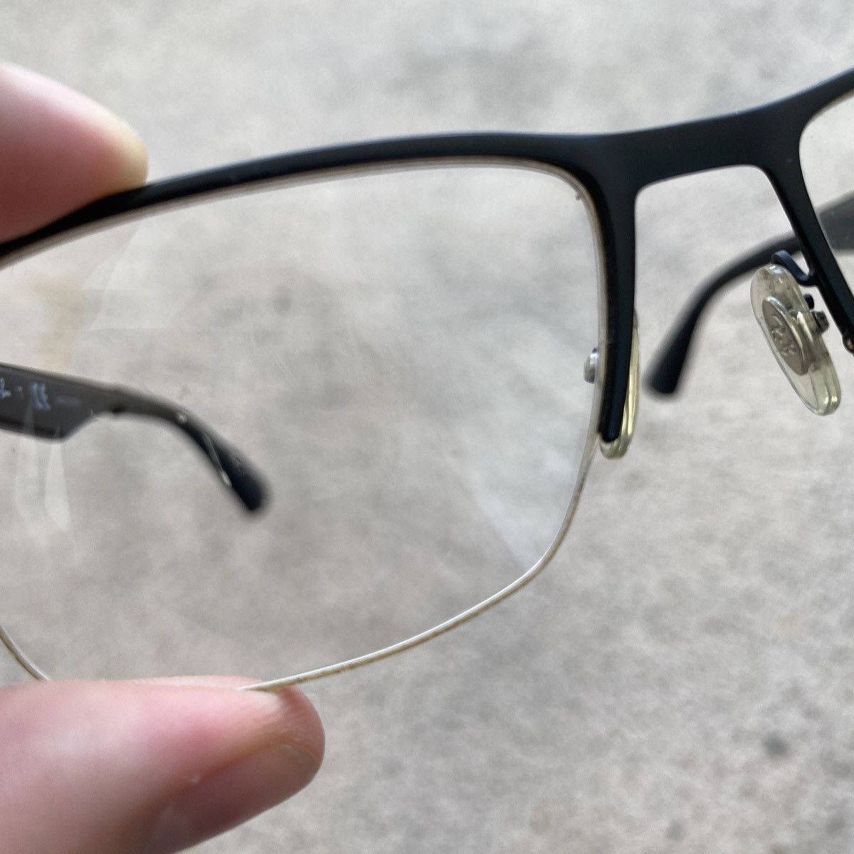 RayBan × Vintage vintage Ray Ban RB 6335 2503 54/17 Half Rim Eyeglasses Size ONE SIZE - 9 Thumbnail