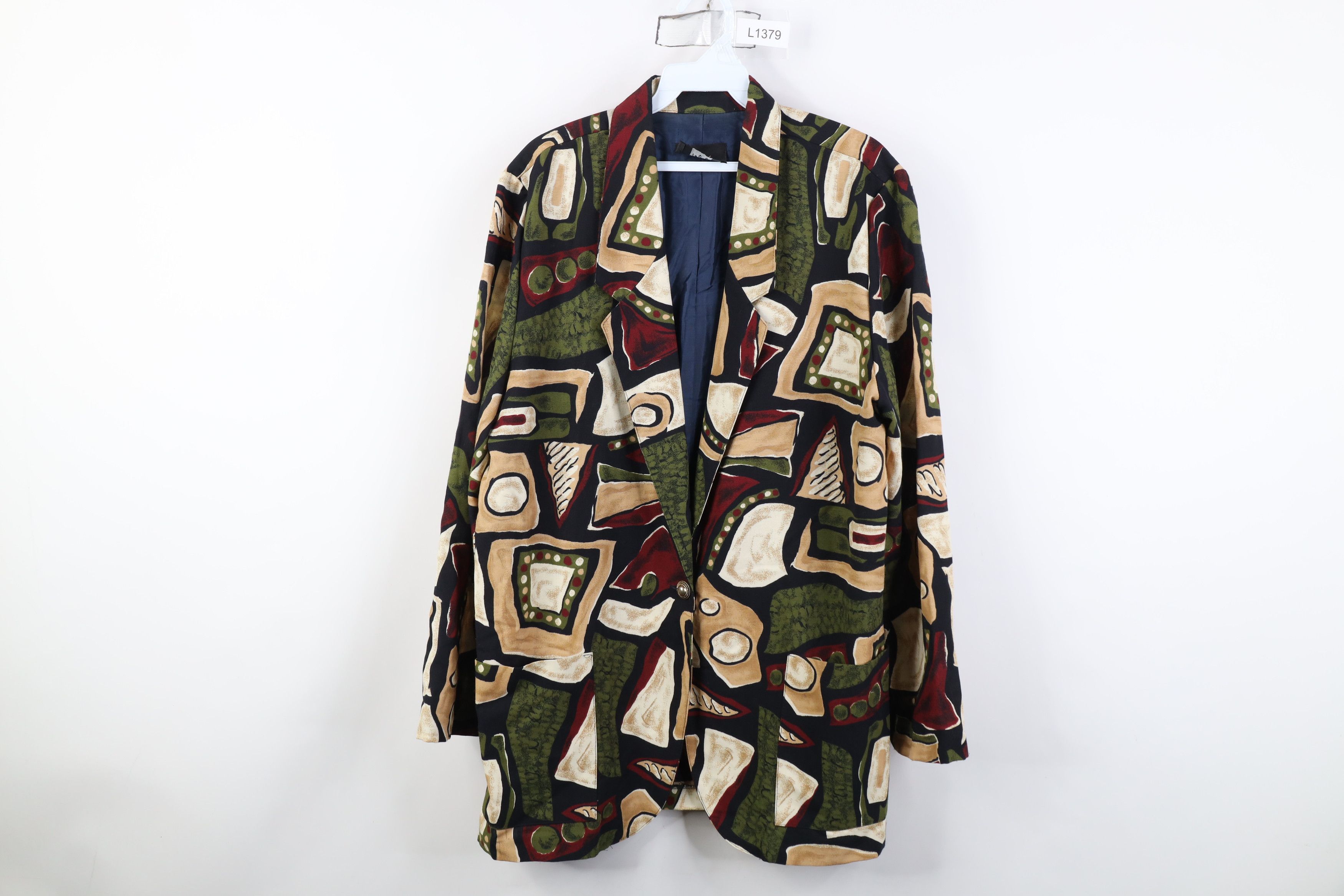 Vintage Vintage 90s Streetwear Blend Art Abstract Blazer Jacket US Size XL / US 12-14 / IT 48-50 - 1 Thumbnail