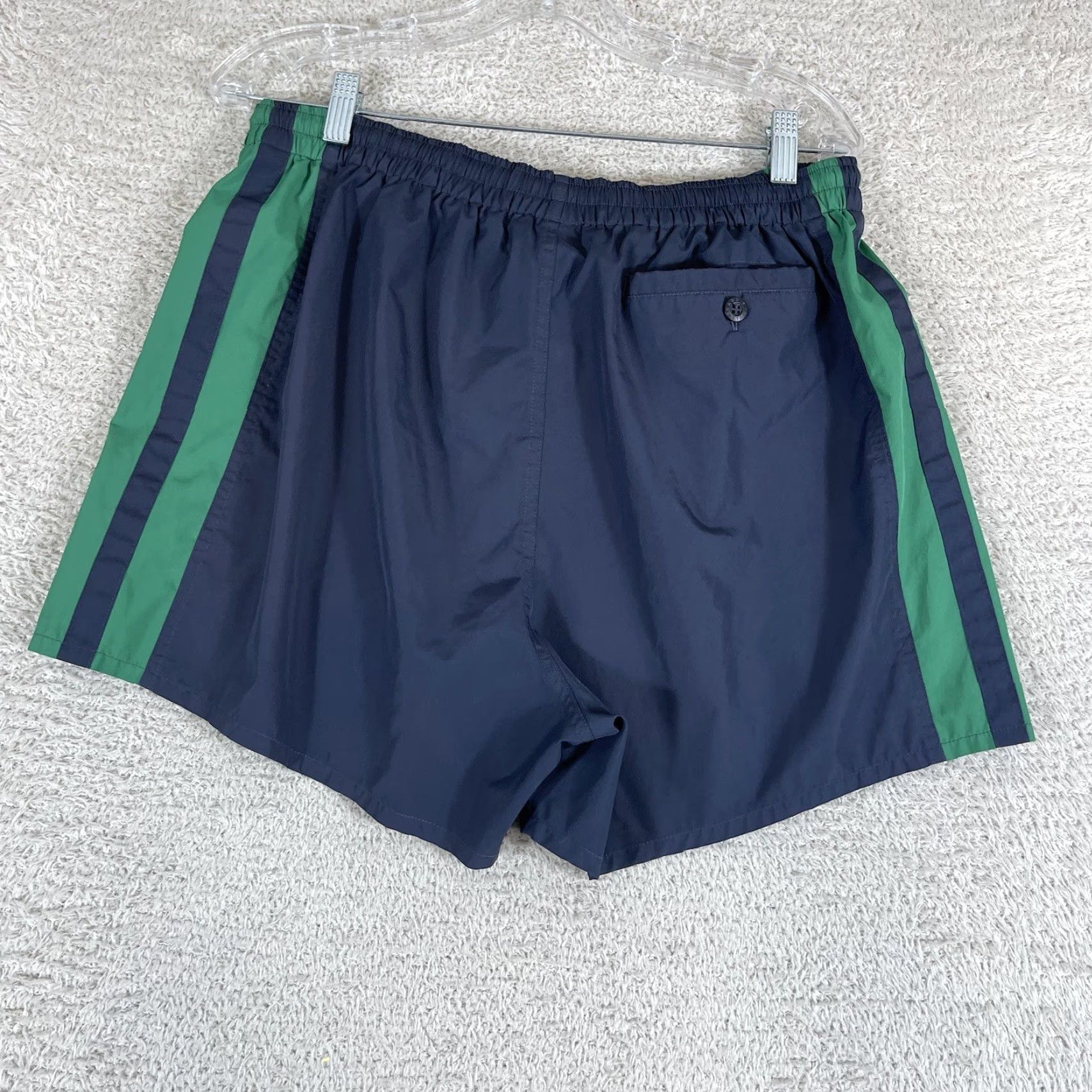 Paul & Shark VINTAGE Paul & Shark Yacht Club Swim Trunks Mens XL Blue Green Italy 4" Inseam Preppy Size US 36 / EU 52 - 2 Thumbnail