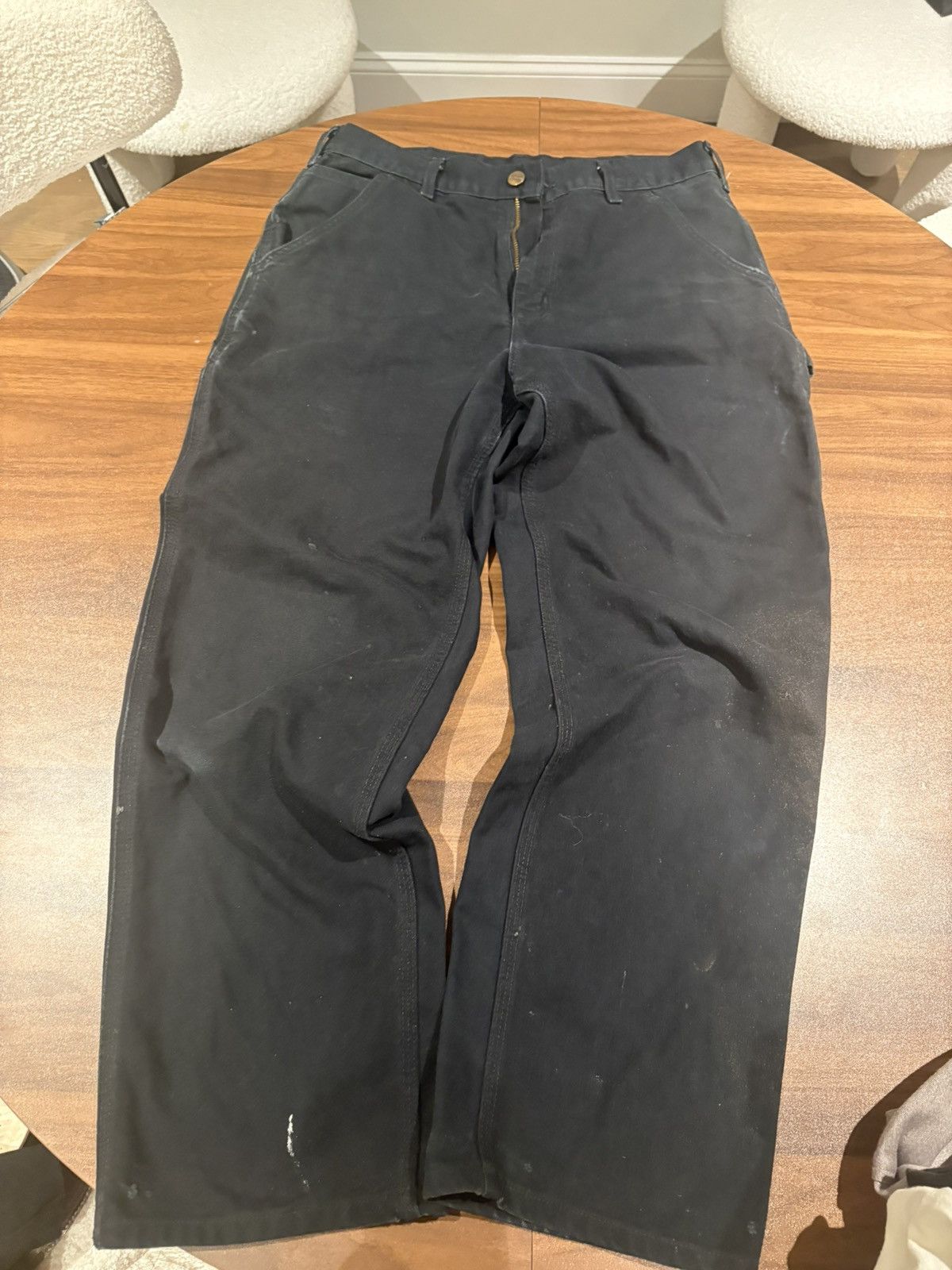 Carhartt B11BLK carhartt pants 32/20 Size US 32 / EU 48 - 1 Thumbnail
