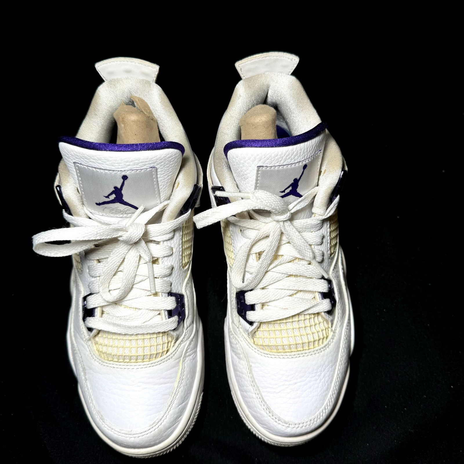 Jordan Brand × Nike Size 6 - Air Jordan 4 Retro GS Purple Metallic Men's Shoes Size US 6 / EU 39 - 4 Thumbnail