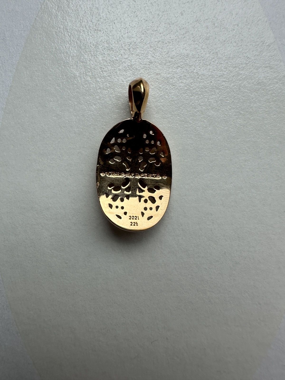 Chrome Hearts Chrome hearts 22k mini oval pendant Size ONE SIZE - 2 Thumbnail