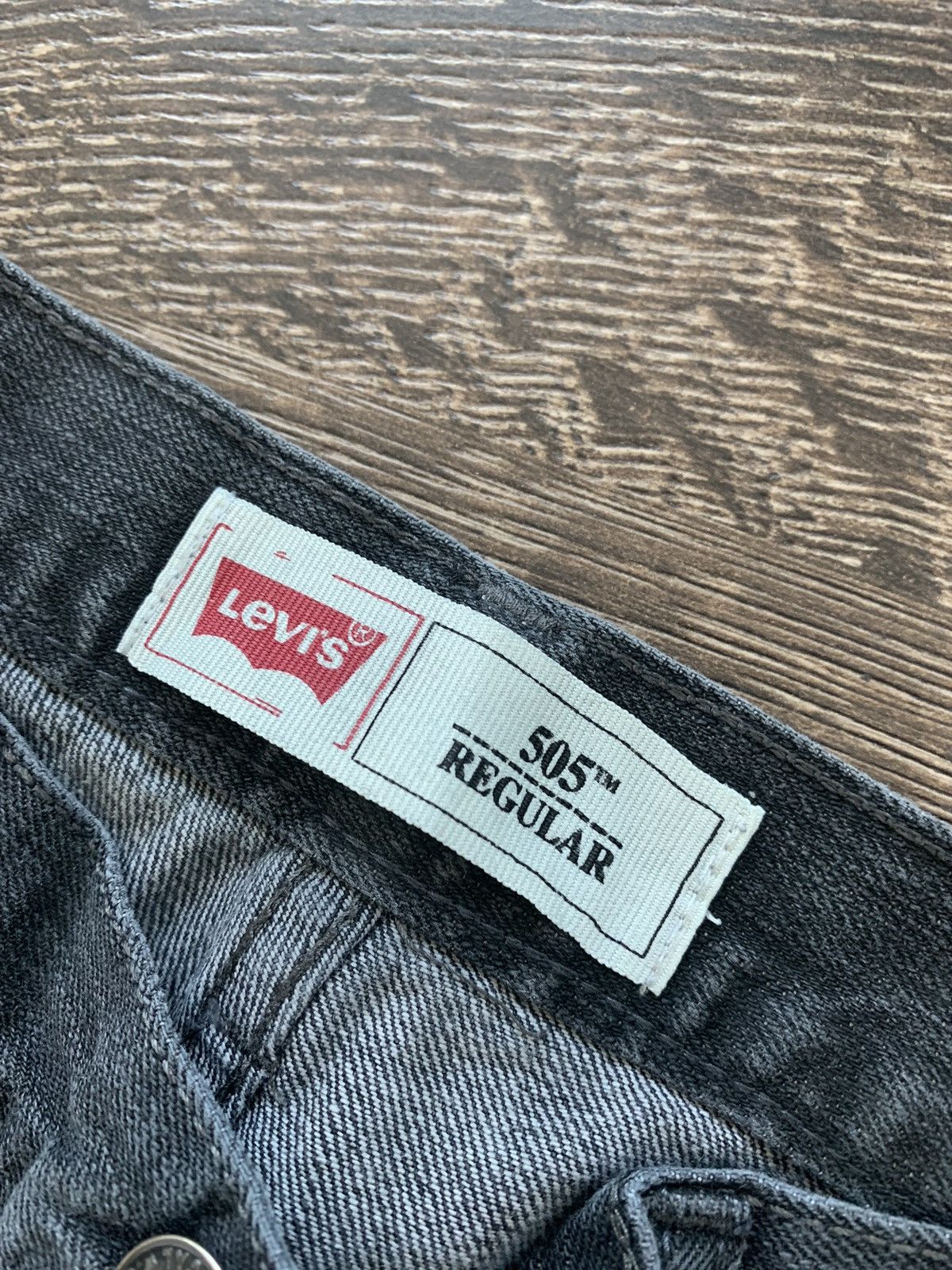 Levi's Levi Strauss 505 Denim Black Size US 29 - 2 Thumbnail